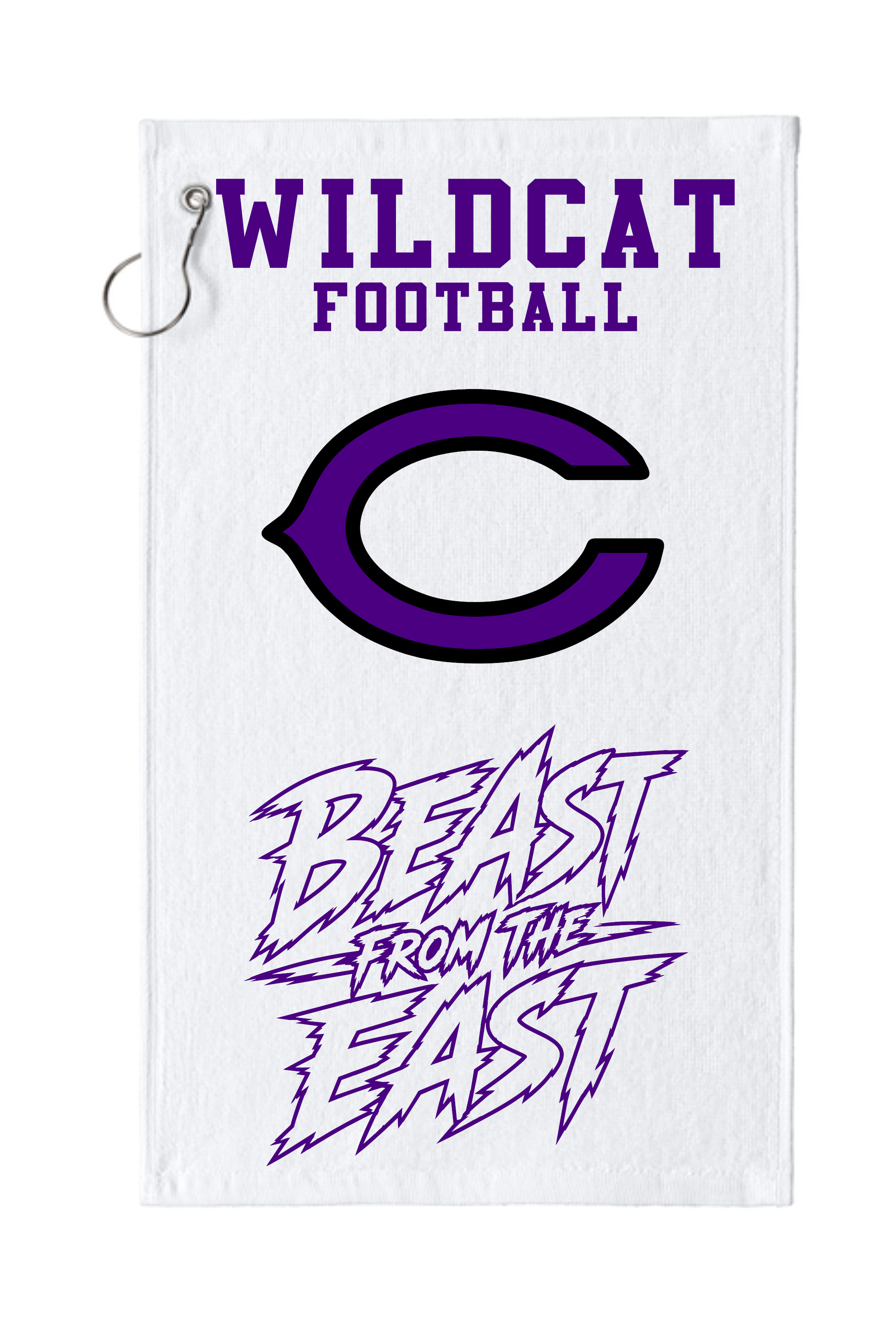 Clovis Wildcats Golf Towel
