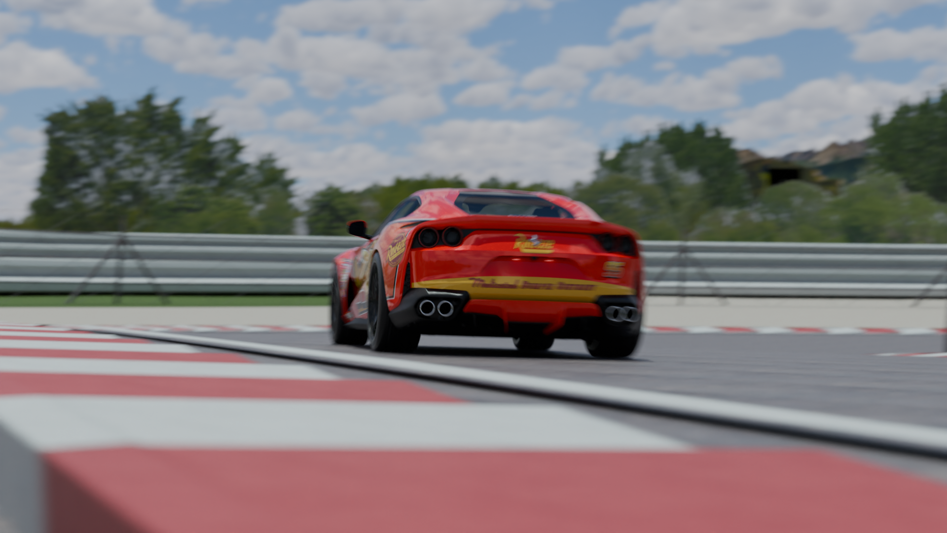 Lightning mcqueen ferrari 812