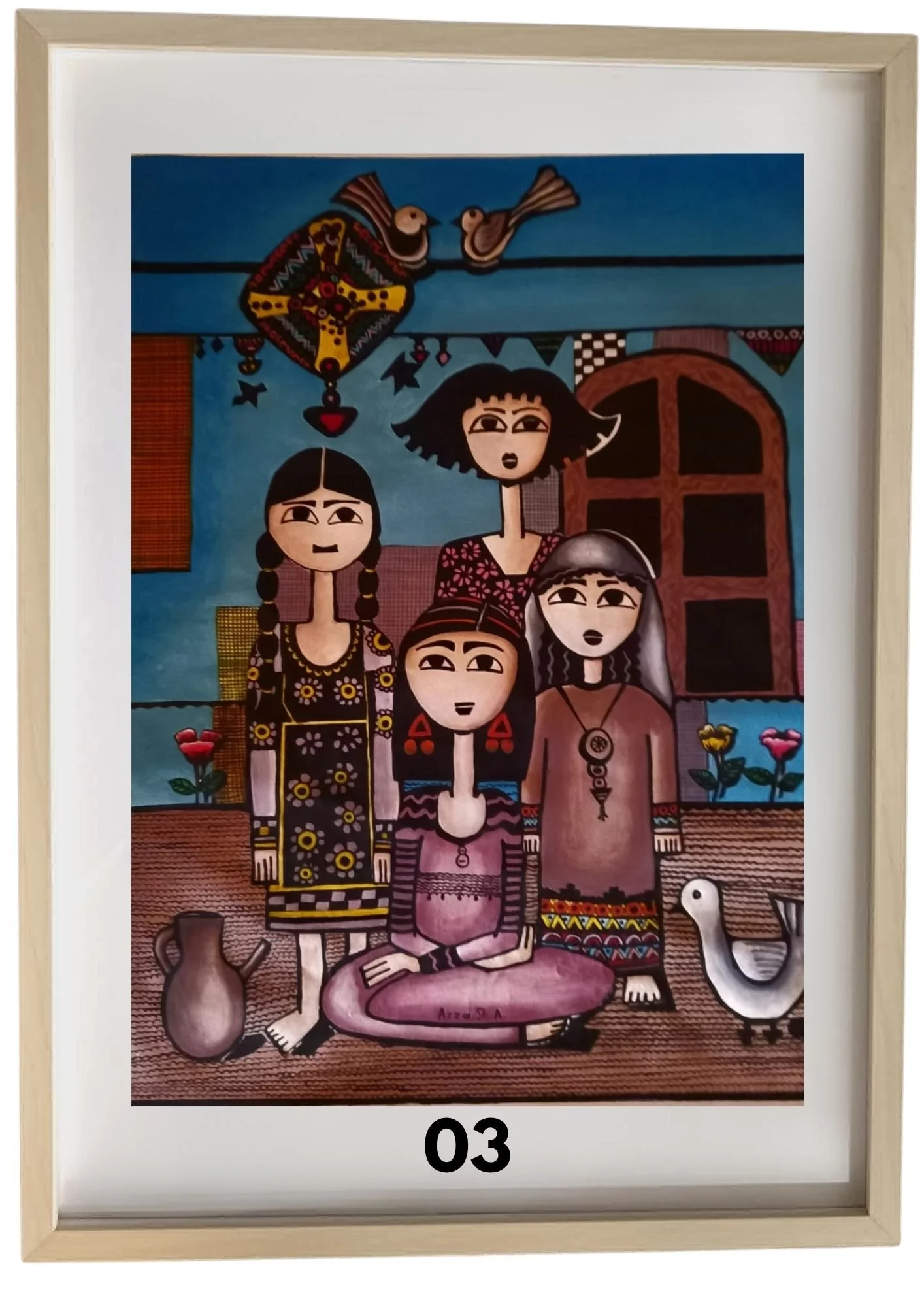 Cultural Harmony Framed Art Print