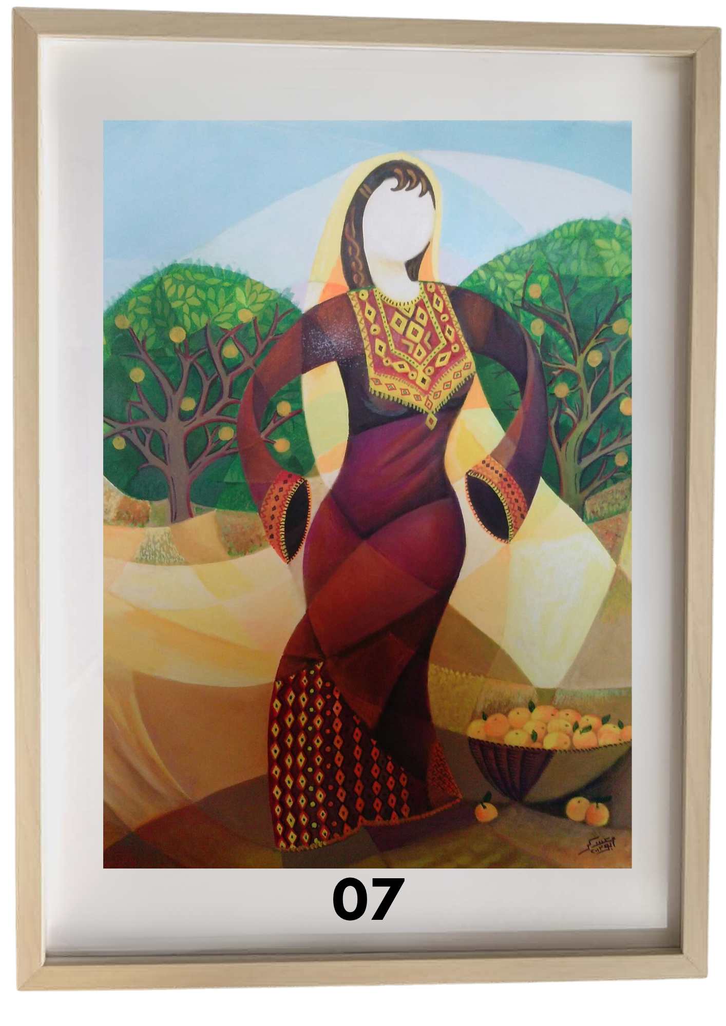 Cultural Elegance Framed Artwork