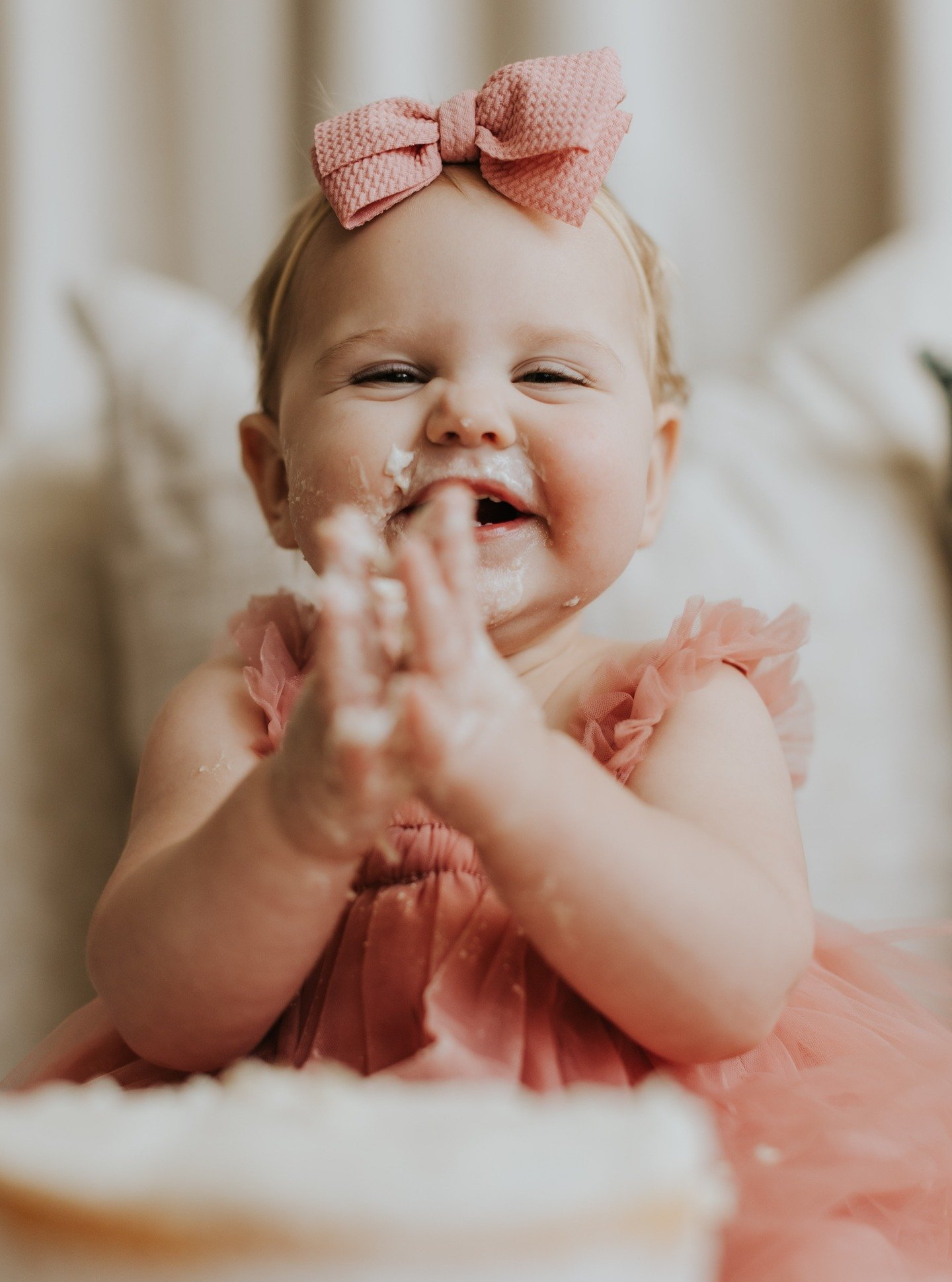 Got baby girl in on her actual birthday! Turning ONE is the best!