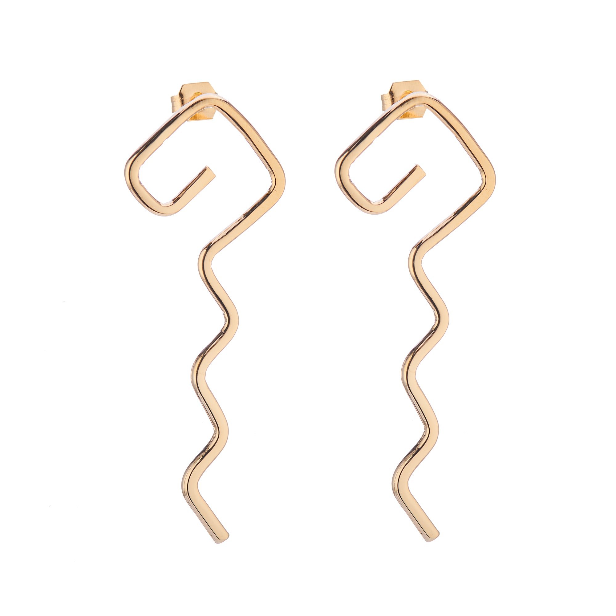 Life cycle of a warrior earrings