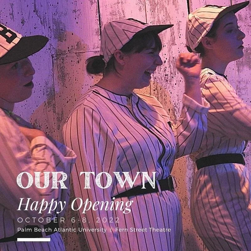I had the privilege of playing belligerent man, constable Warren, and a baseball player in PBA&rsquo;s production of Our Town. 
&bull;
Photo credit for slide 1 goes to @pbatheatre