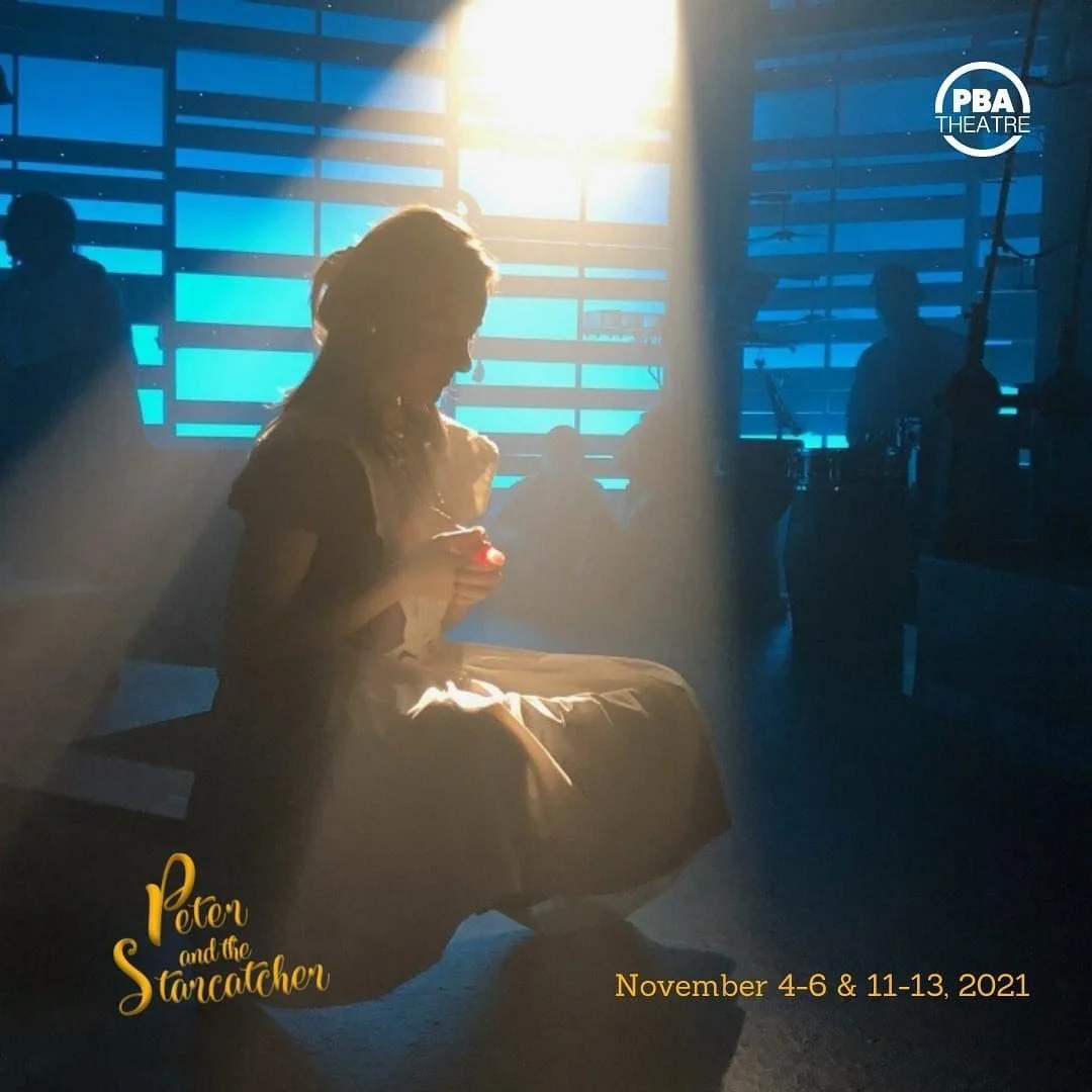 Here are some promotional pictures from Peter and the Starcatcher! Molly Aster is my favorite role to date. I can&rsquo;t wait to one day enter her world again 💫
&bull;
All photo credits to @pbatheatre 
Fall 2021