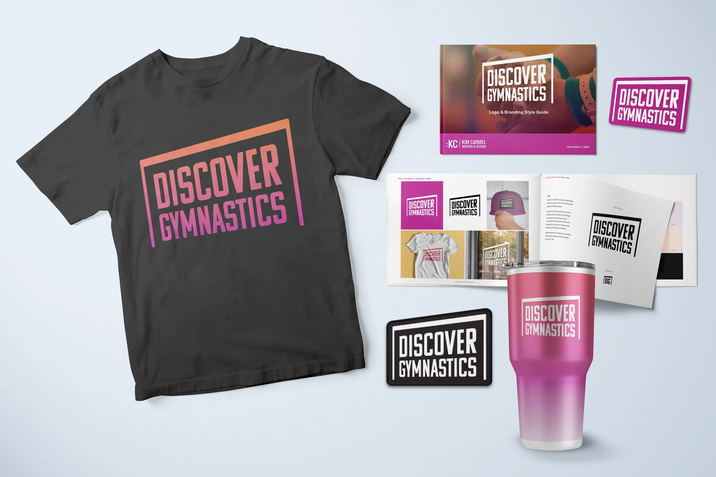 Discover Gymnastics – branding system