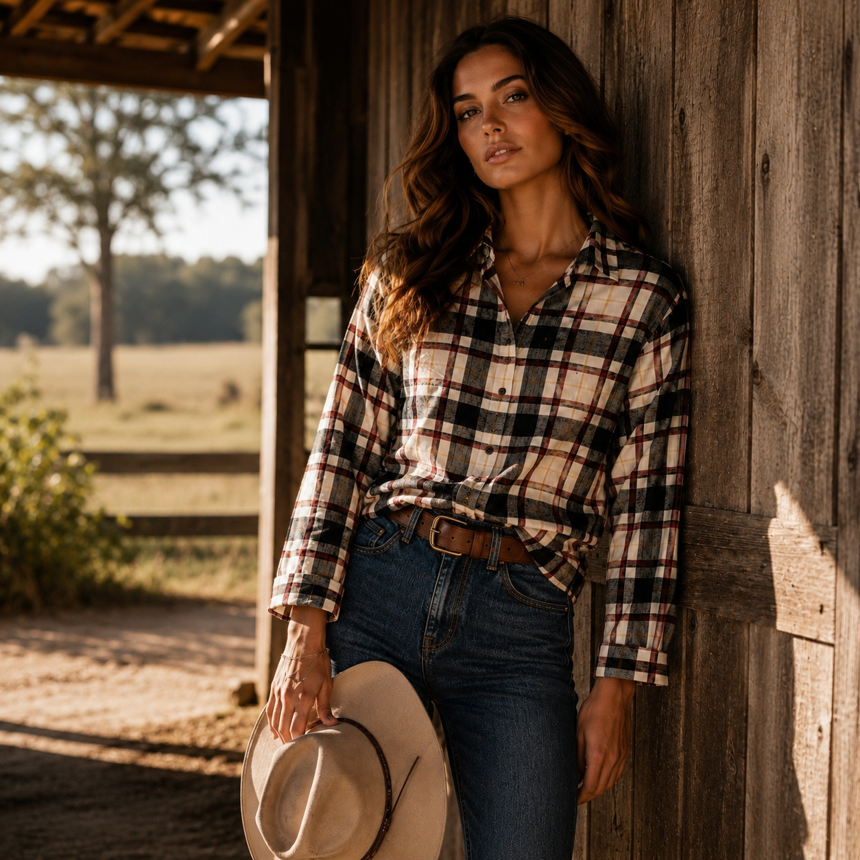 L.L.Bean Plaid Flannel Button-Up – Relaxed Fit (Size Small)