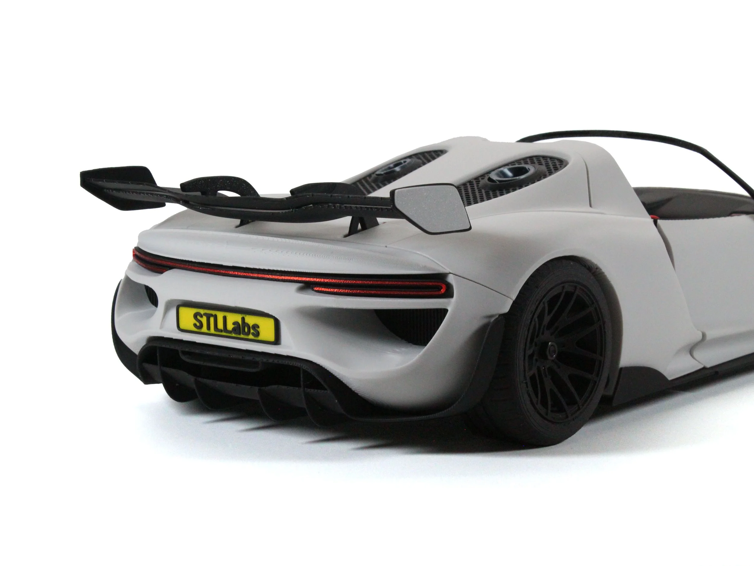 The Vorschtein 978 is a large 1:10 scale display model. This model was inspired by a Porsche 918, and portrays what it's successor could look like.