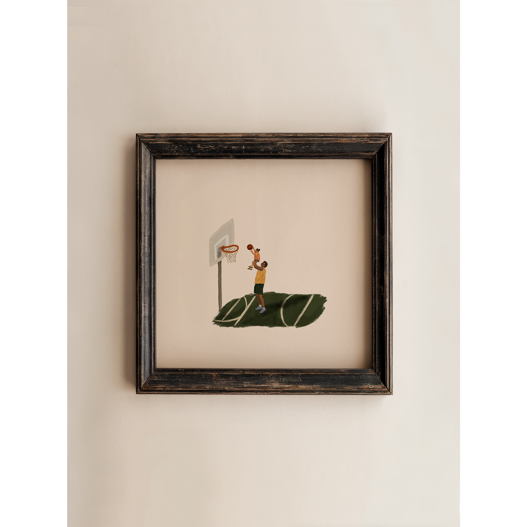 Father's Day Basketball | Fine Art Print