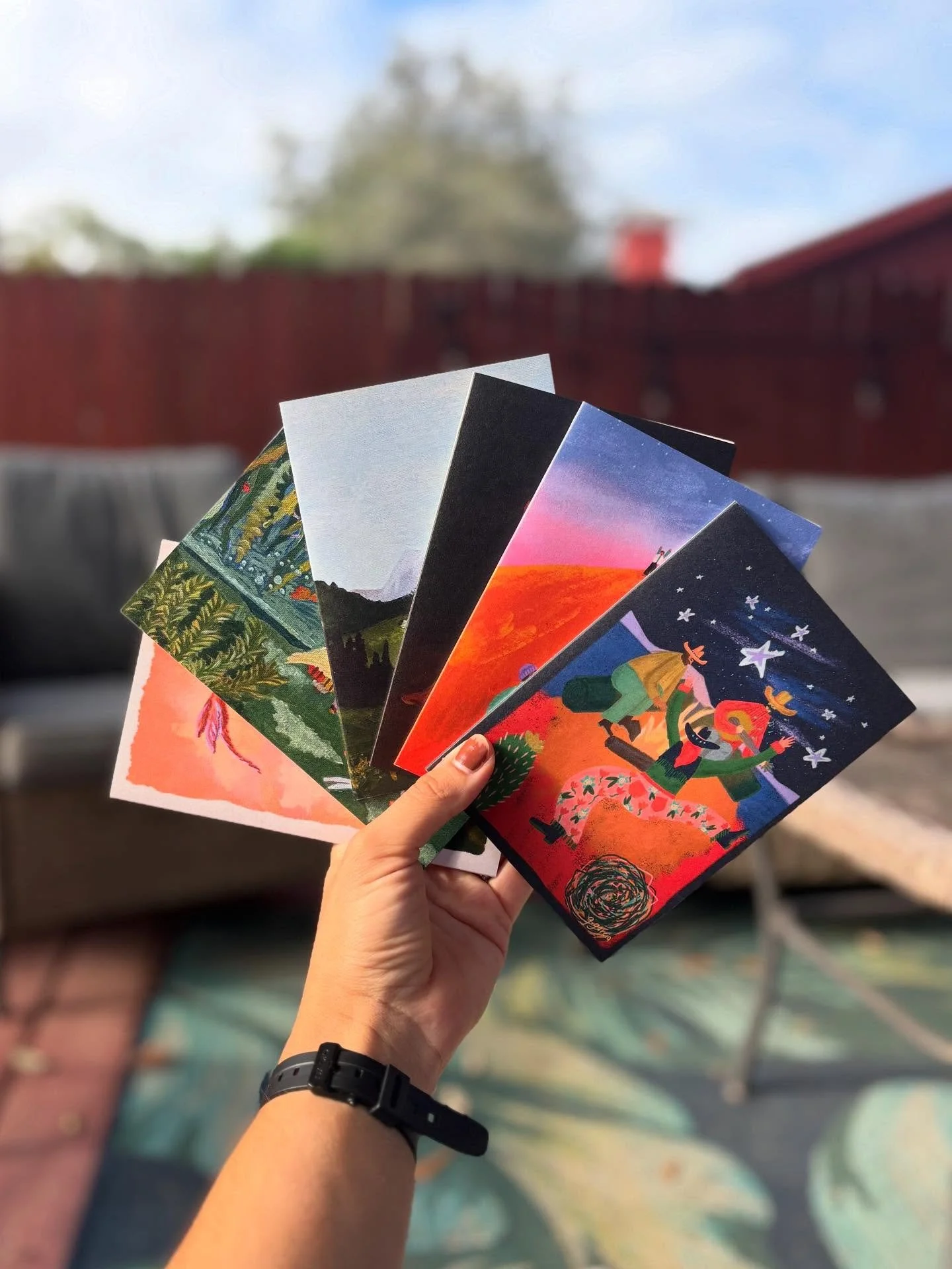 NEW!! Ahh they came out so beautifully!

I have a variety pack of greeting cards with envelopes included for $35 available on my website :) 

I&rsquo;ll have them at the next farmers market on November 1st from 9am- 1pm. You can pre-order on my websi