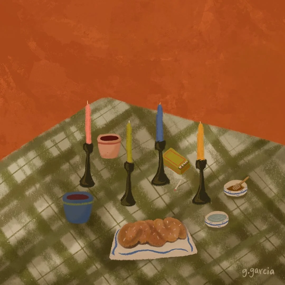 Illustration #2 I made for my Shabbat book that will be released very soon :) 
#shabbat #christianartist #sanantonioartist #texasartist #procreate #digitalillustrator #digitalillustration