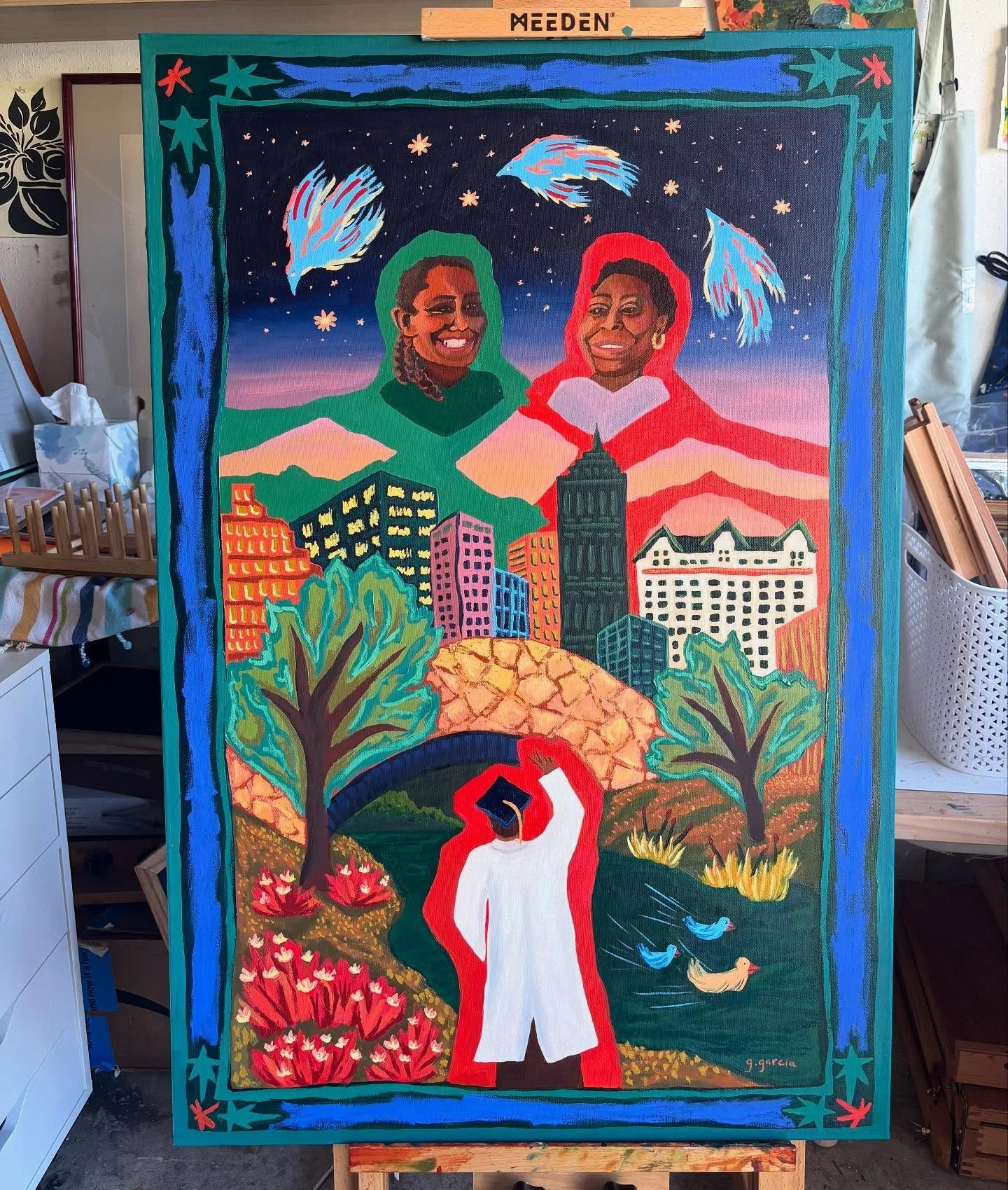 Close ups of this commissioned portrait! She&rsquo;s bold and beautiful!

#sanantonioartist #texasartist #oilpainter #oilpainting #garagestudio #portraitpainting #nycskyline #sanantonioriverwalk #commissionwork