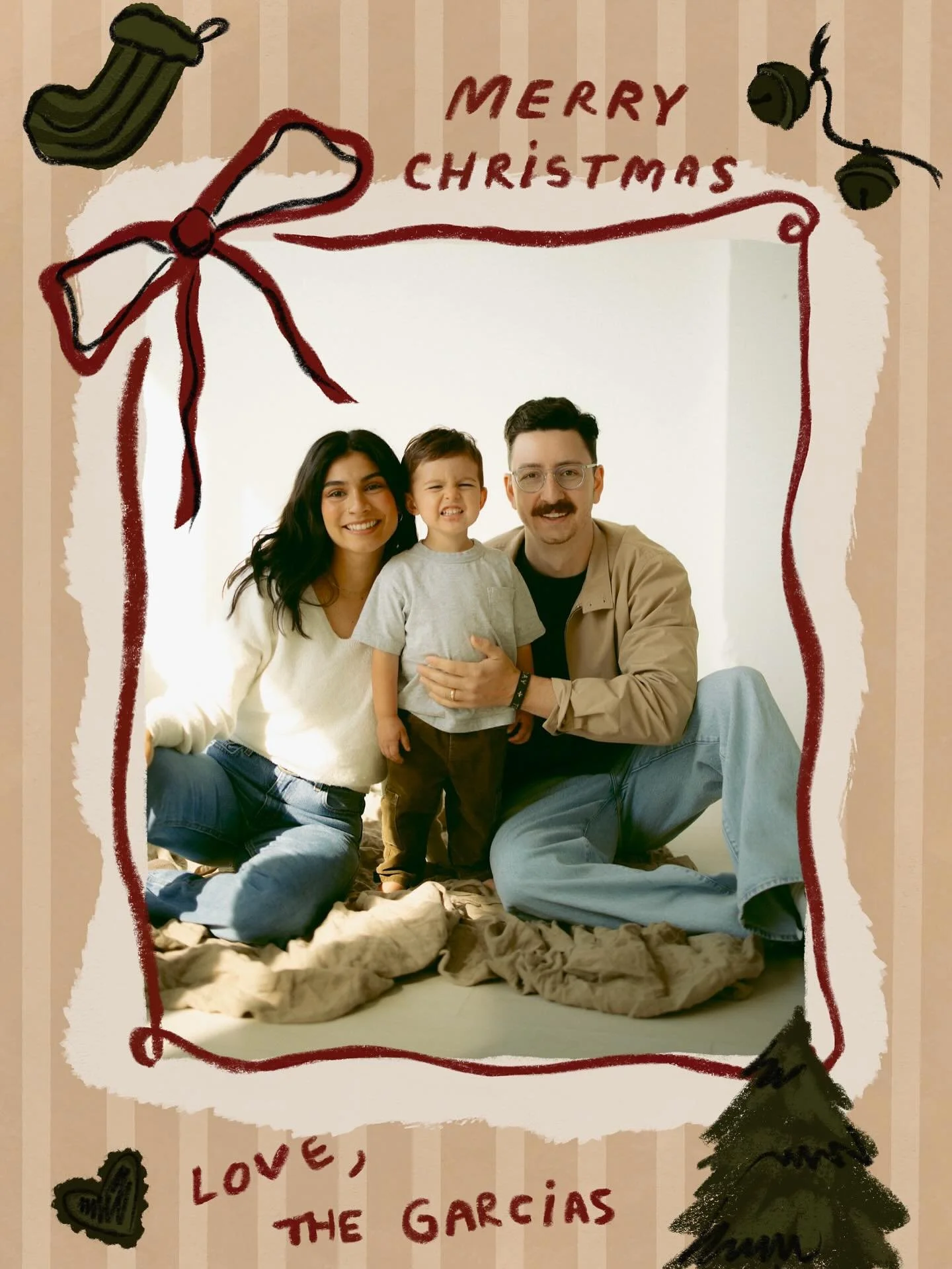 Happy Thanksgiving! And Merry Christmas! This year has truly been a blessing. We are so ready for Camila to come. Stay tuned if she will be a Christmas baby or new years baby! 

I also couldn&rsquo;t find a Christmas card I liked, so I made my own 😝