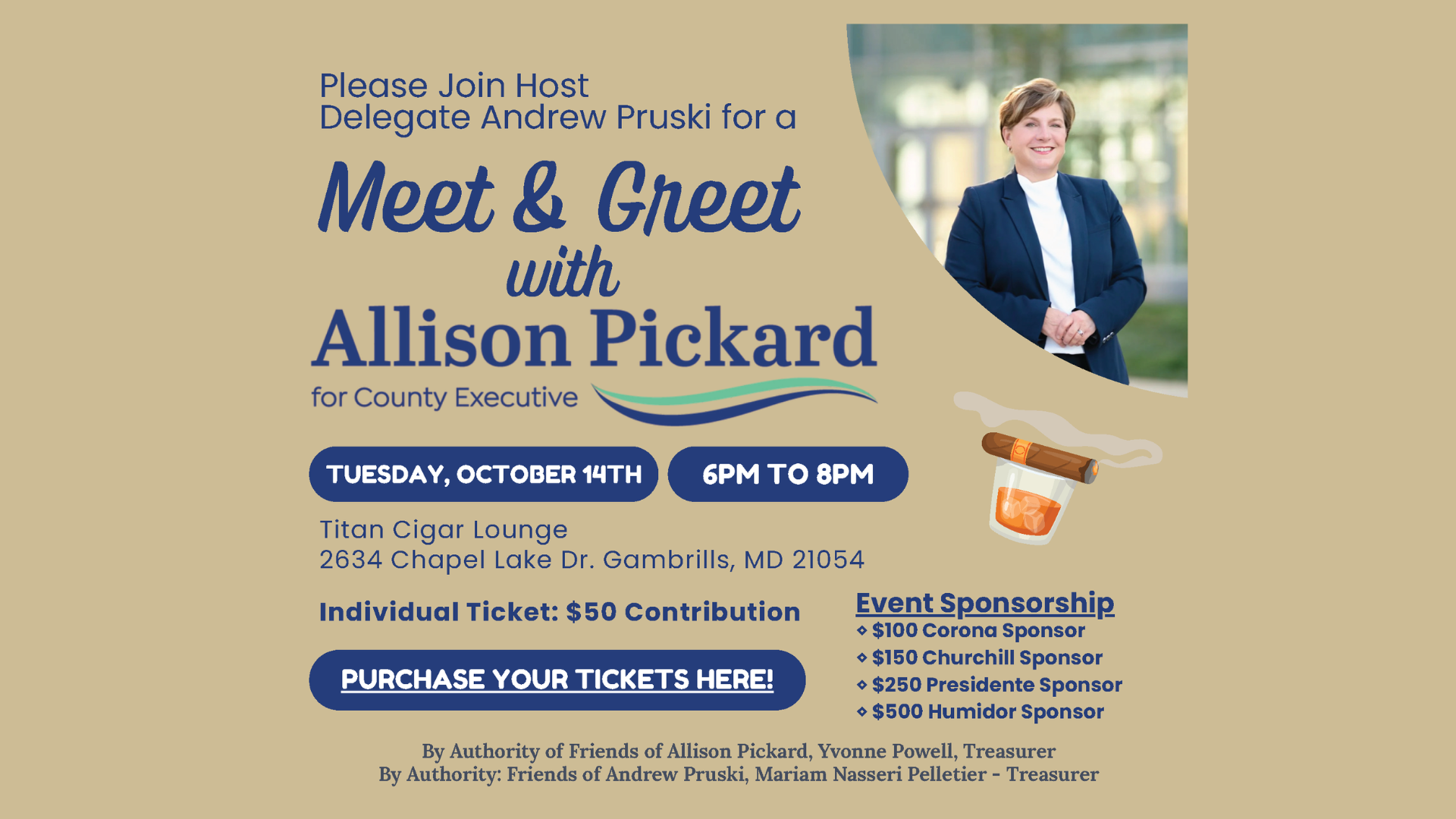 Meet and Greet with Allison hosted by Del. Andrew Pruski