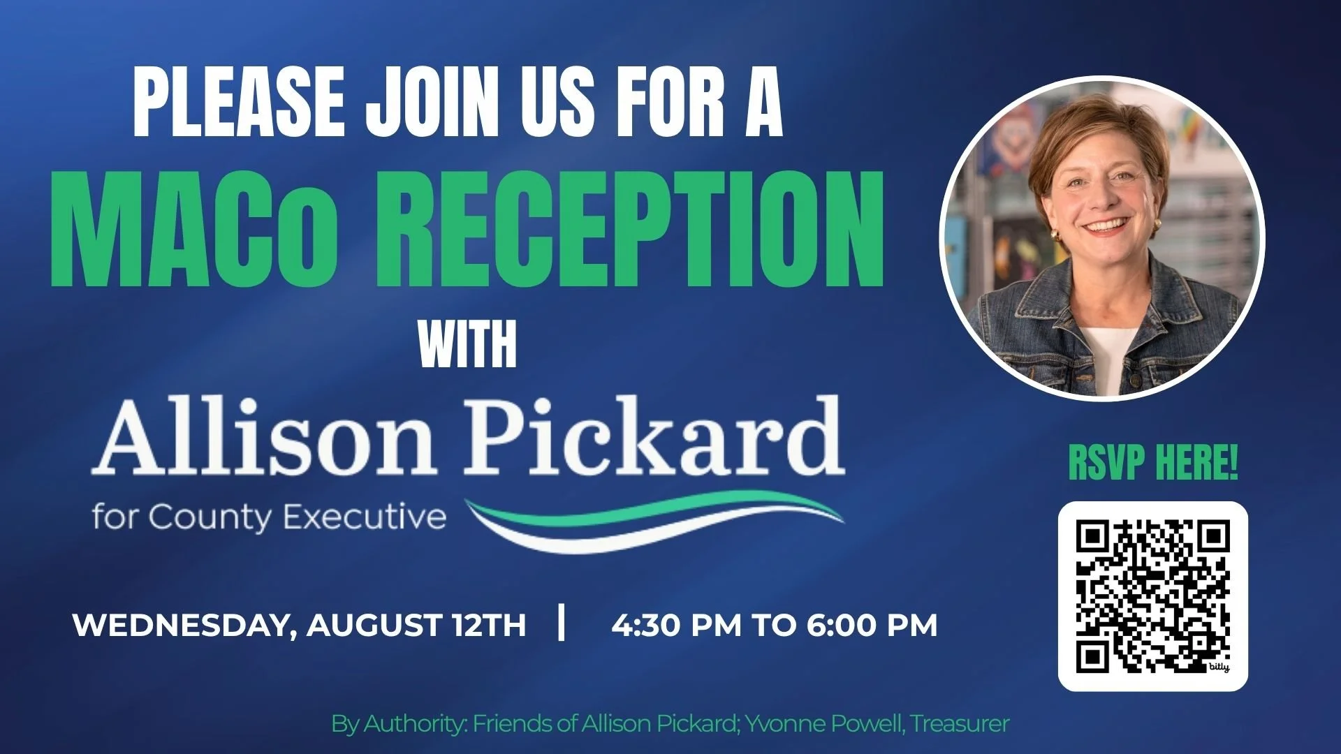MACo Reception with Allison Pickard!