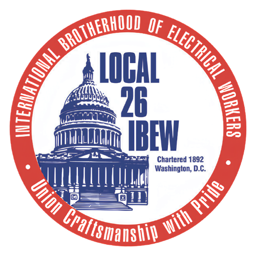 International Brotherhood of Electrical Workers Local 26 Logo