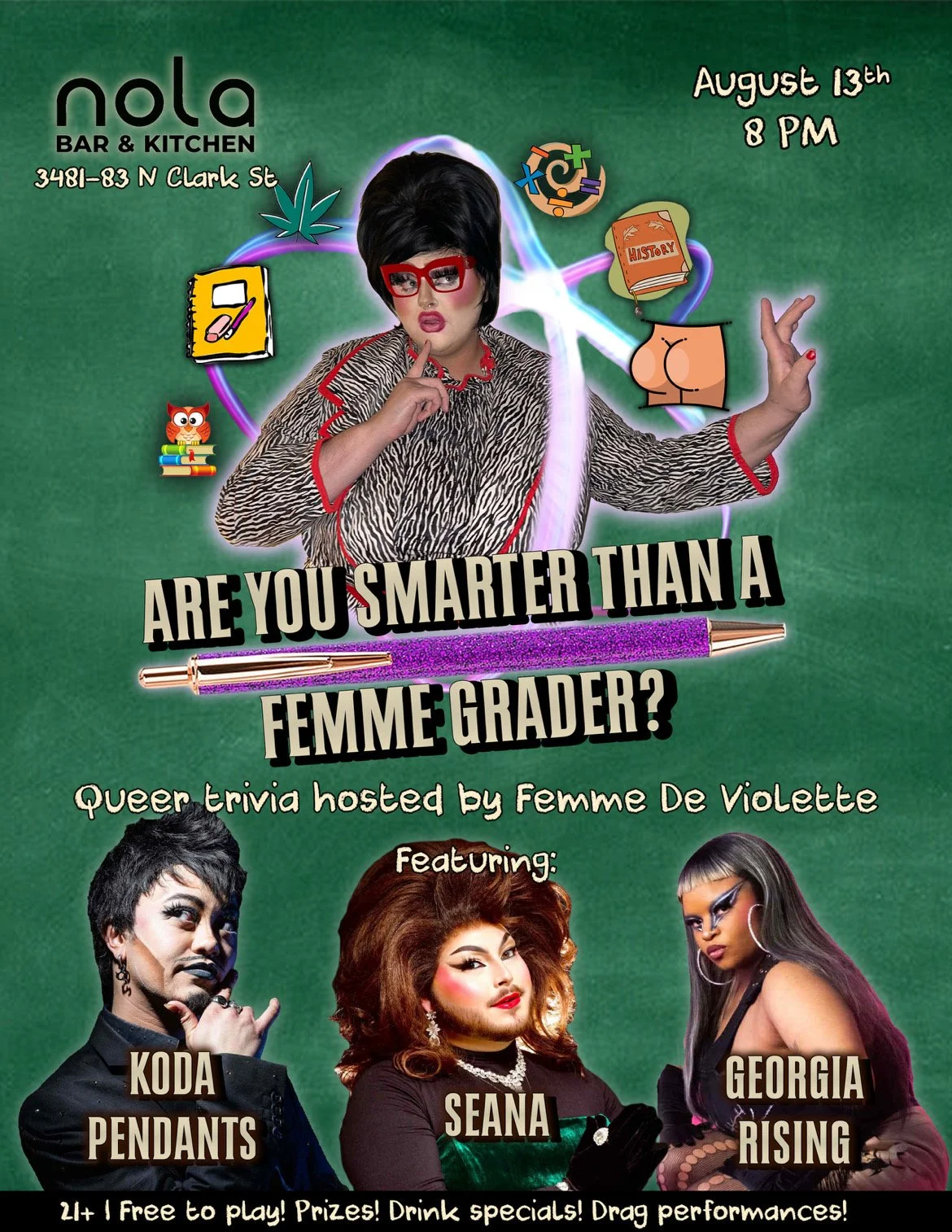 SEANA @ ARE YOU SMARTER THAN A FEMME GRADER - AUGUST 2025