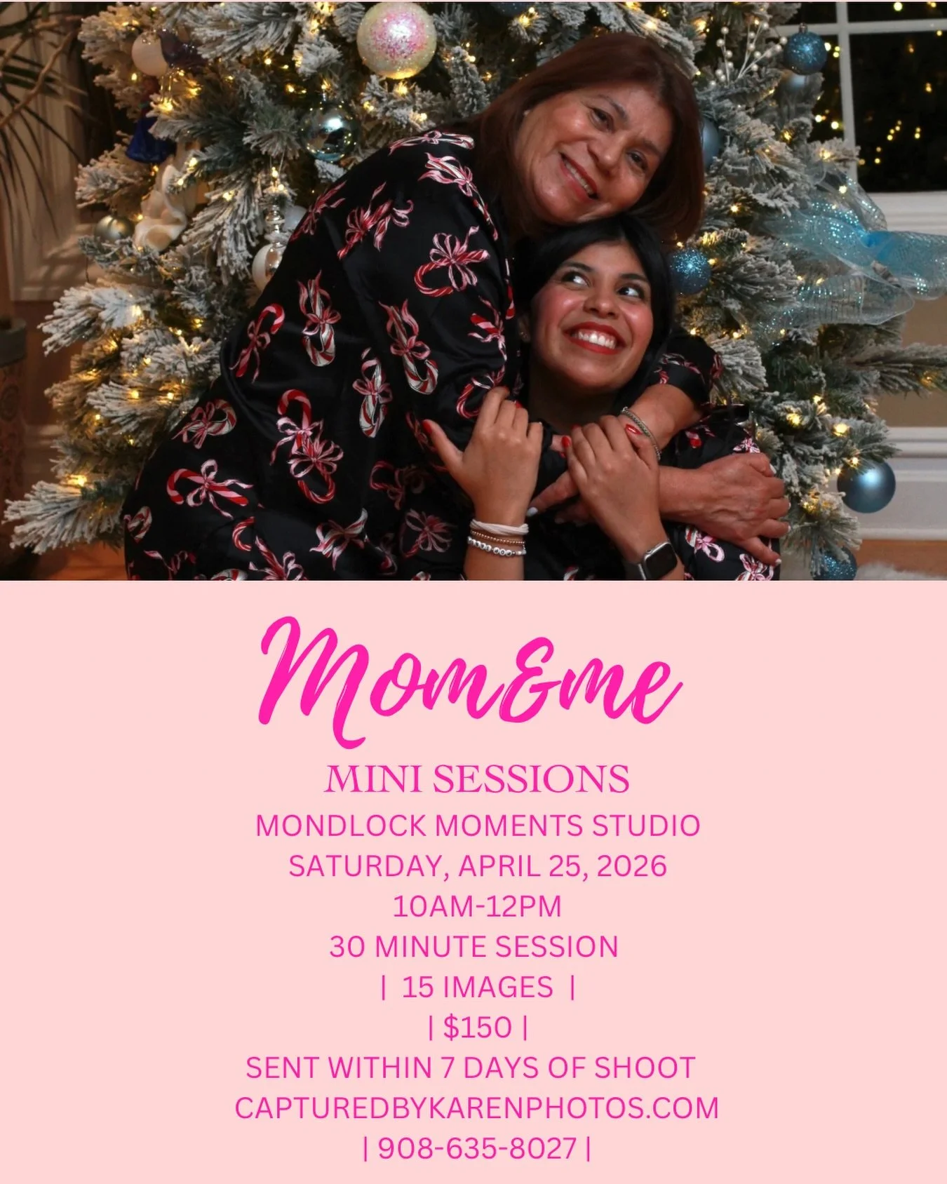 INTRODUCING MOM&amp;ME MINIS🥹✨🫶🏼!
.
For the second year in a row, I&rsquo;m giving yall the opportunity to not only get your photos with mama before Mother&rsquo;s Day but to also hang with your bestie🥹🫶🏼! 
.
Mom &amp; Me Minis will take place 
