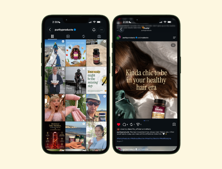 Purity Products Social Media