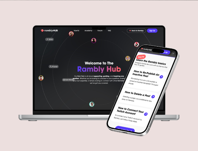 Rambly UX/UI Design
