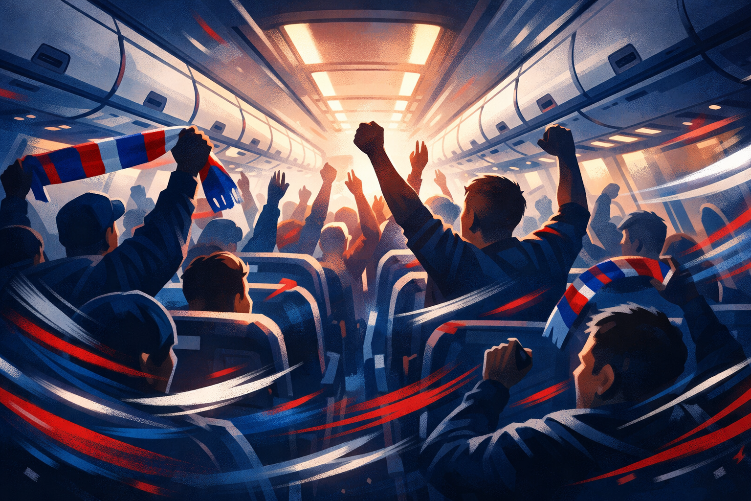 Rangers Fans Singing “Follow Follow” on a Ryanair Flight Goes Viral