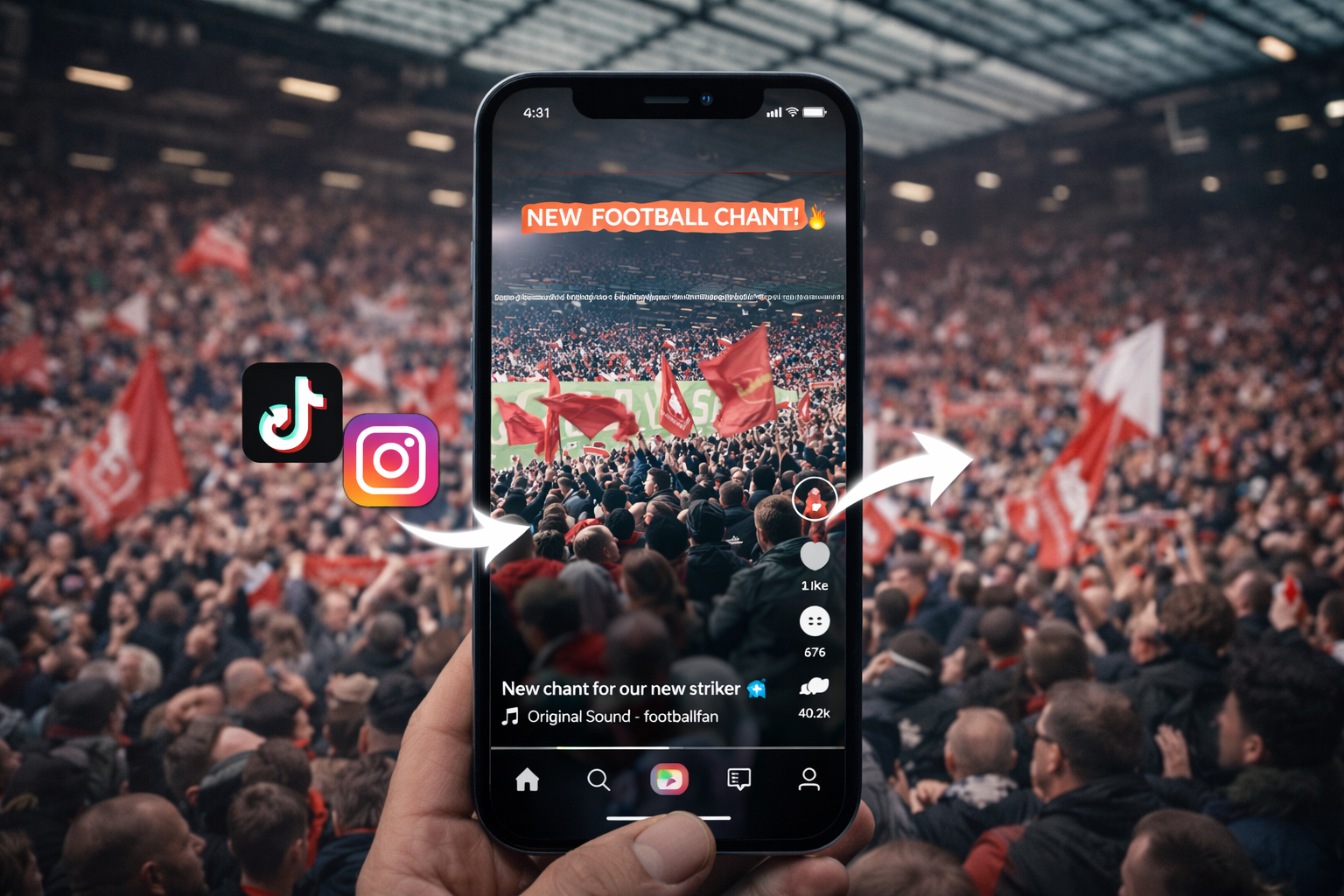 How TikTok and Reels Are Changing Where Football Chants Begin