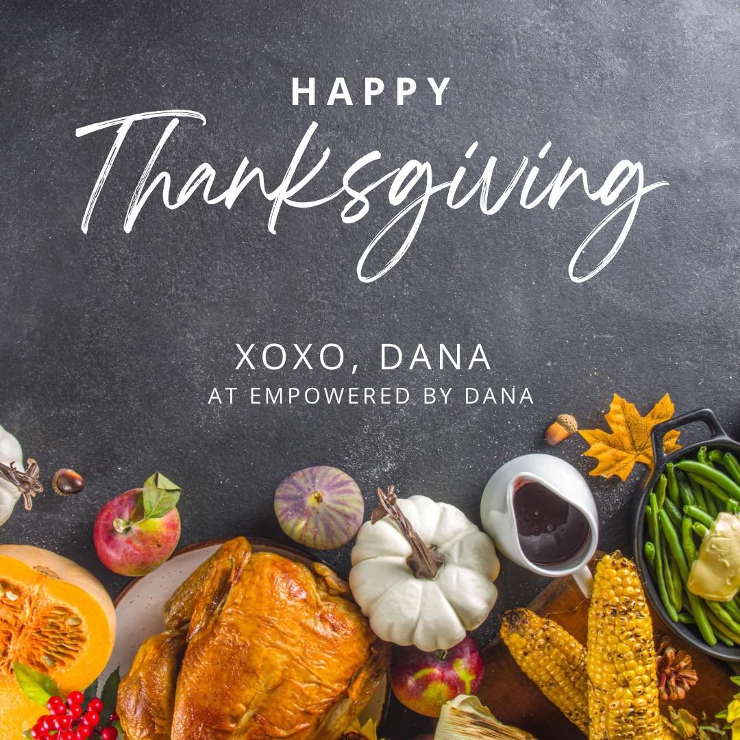 Wishing all of my clients, students, friends and family a wonderful holiday today, full of gratitude and love.