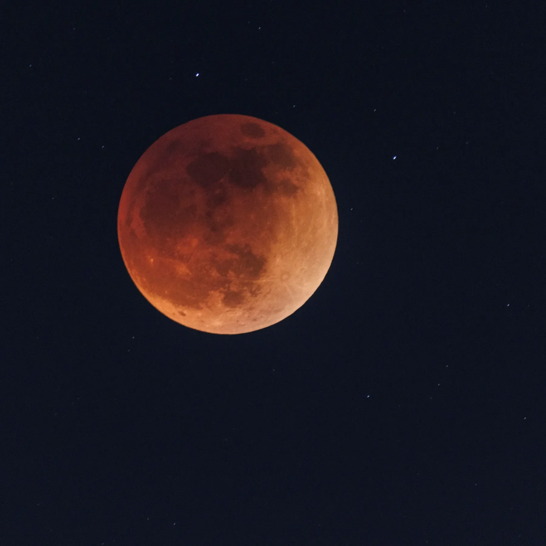 Cutting Strings Under the Lunar Eclipse