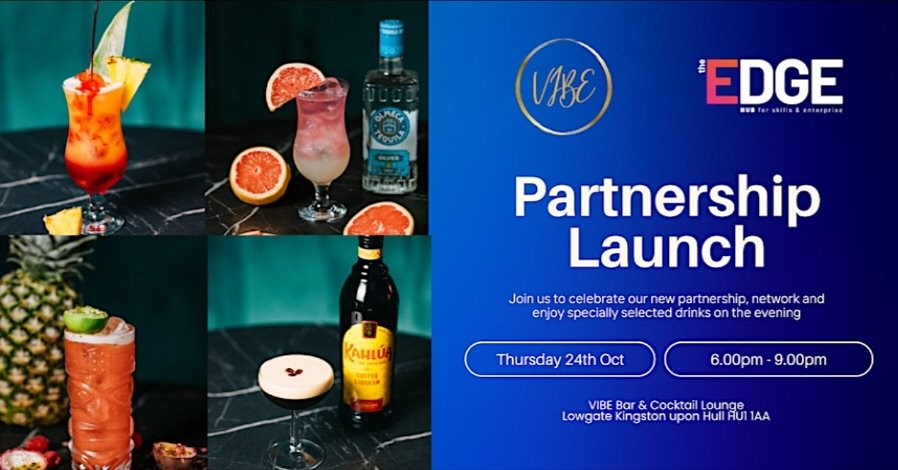 Join us for a night of networking and celebration at Vibe on Thursday, October 24th, 2024! 🍾 We&rsquo;ll be unveiling our new partnership and sharing all the exciting benefits available to Edge Hub members. Plus, you can pick up your exclusive disco