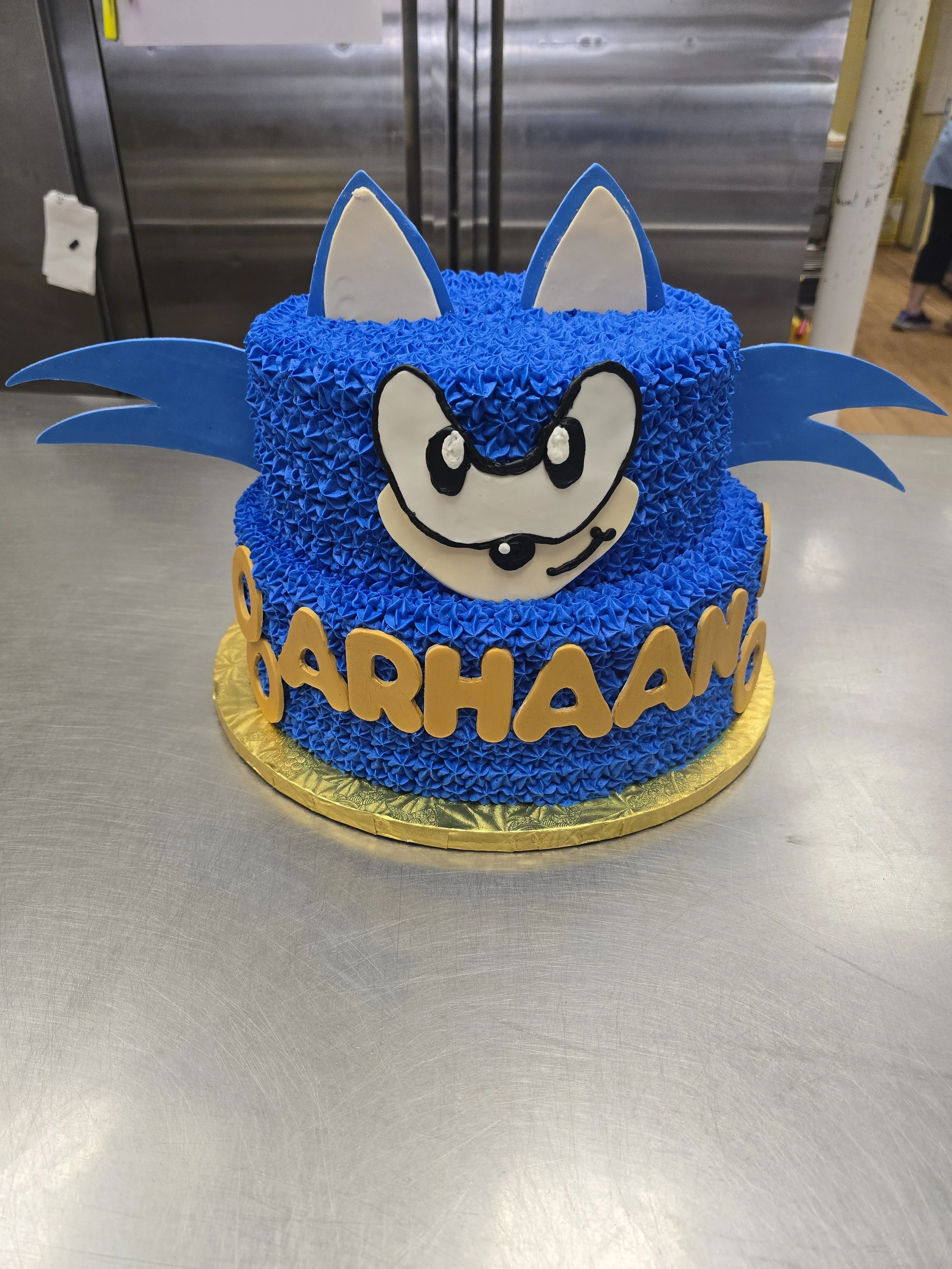 Sonic the Hedgehog cake