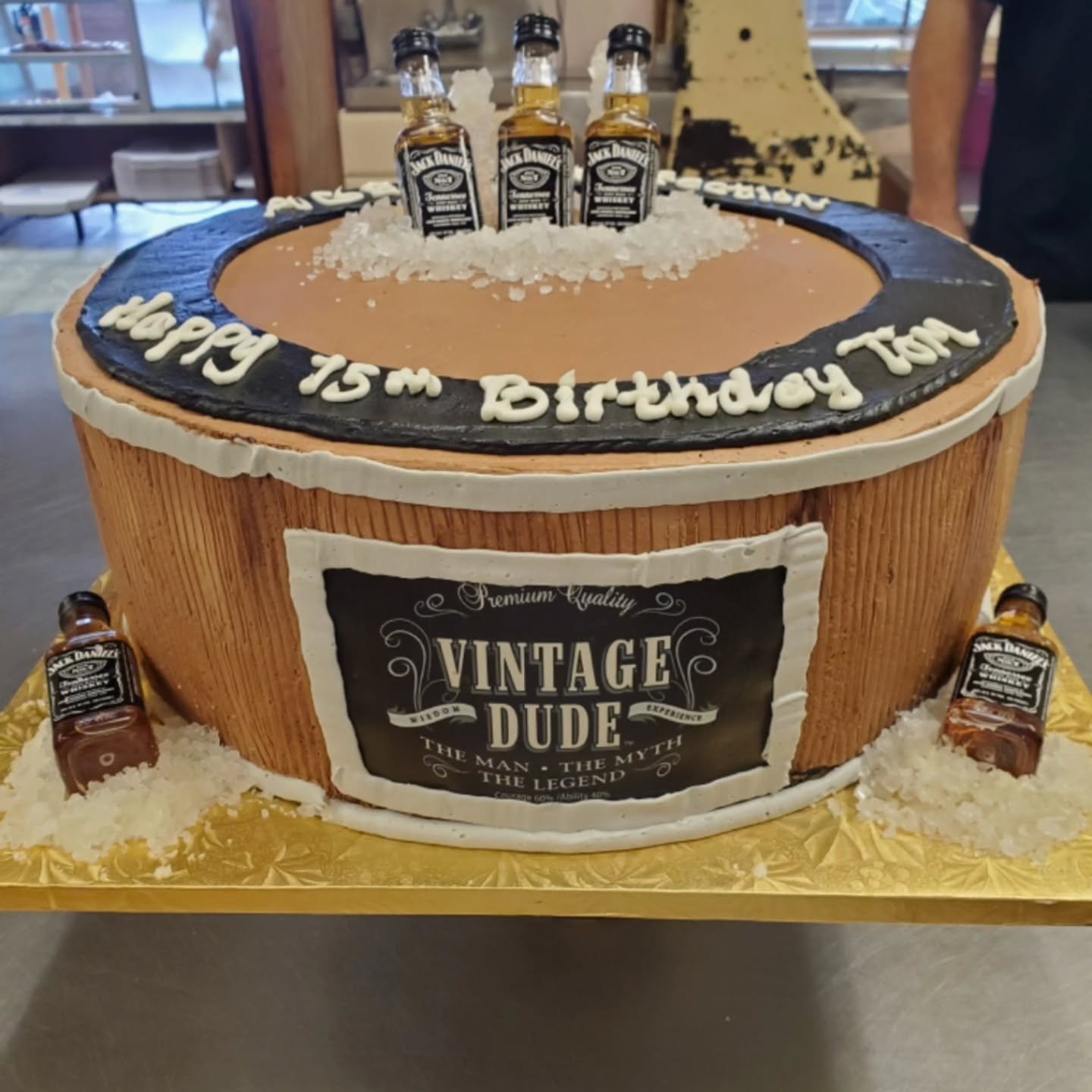 Happy 75th Birthday Tom!! #bakery #bakerylife #bakerytiktok #dough #bakingchronicles #cake #cakedecoration #richthebaker #antoinespastryshop #shopsmallbusiness #shoplocal