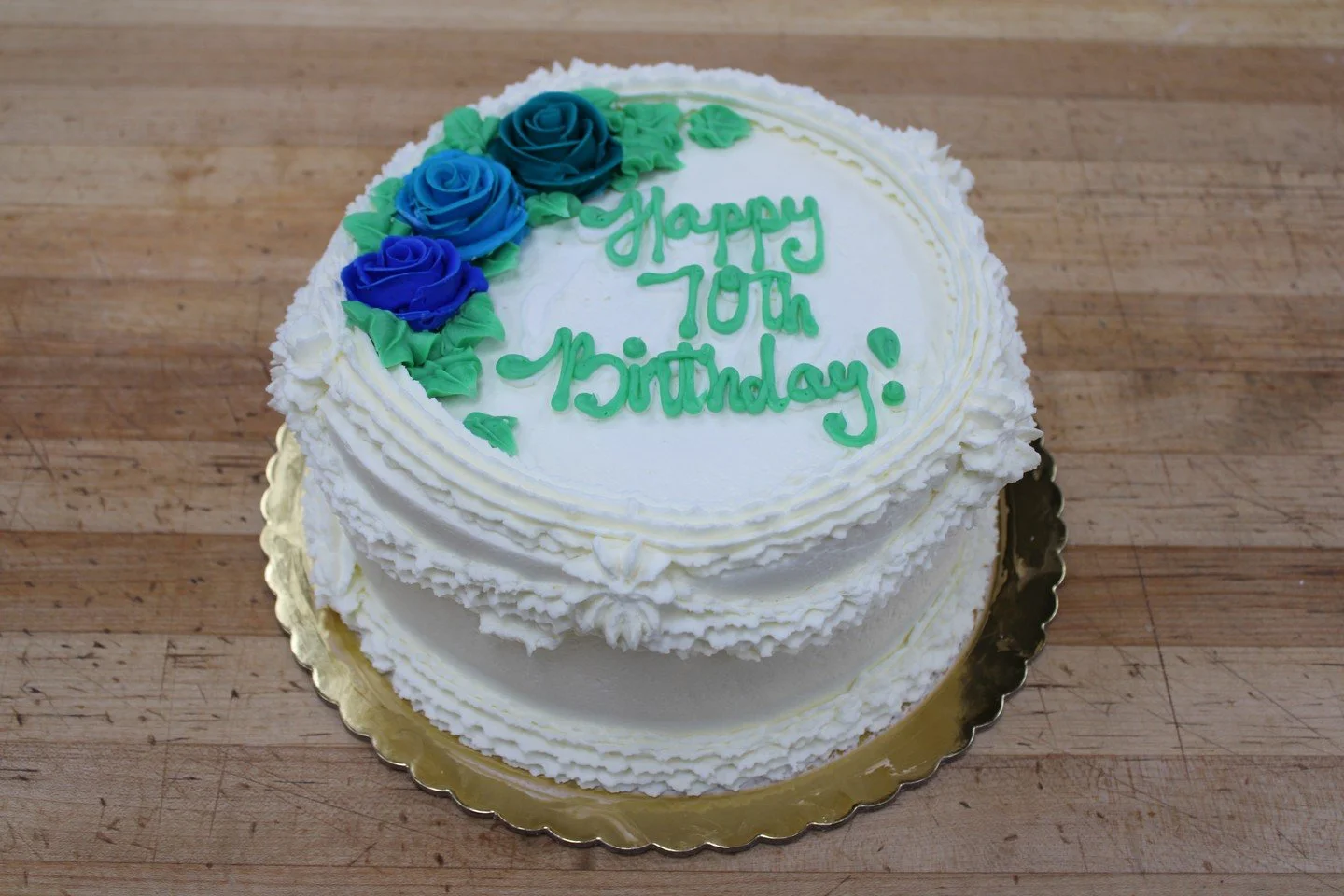 Happy 70th Birthday! #antoinespastryshop #richthebaker #cakes #whippedcreamstrawberrycake #cake #happybirthday #bakery #bakerylife