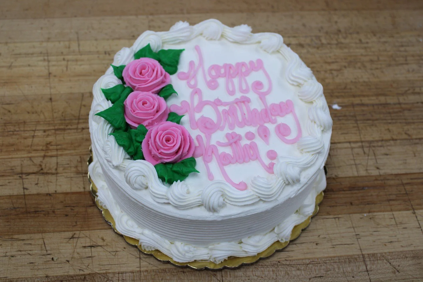 Happy Birthday Kathi! #antoinespastryshop #bakery #bakerylife #cakes #cake #chocolate #richthebaker #vanilla #happybirthday