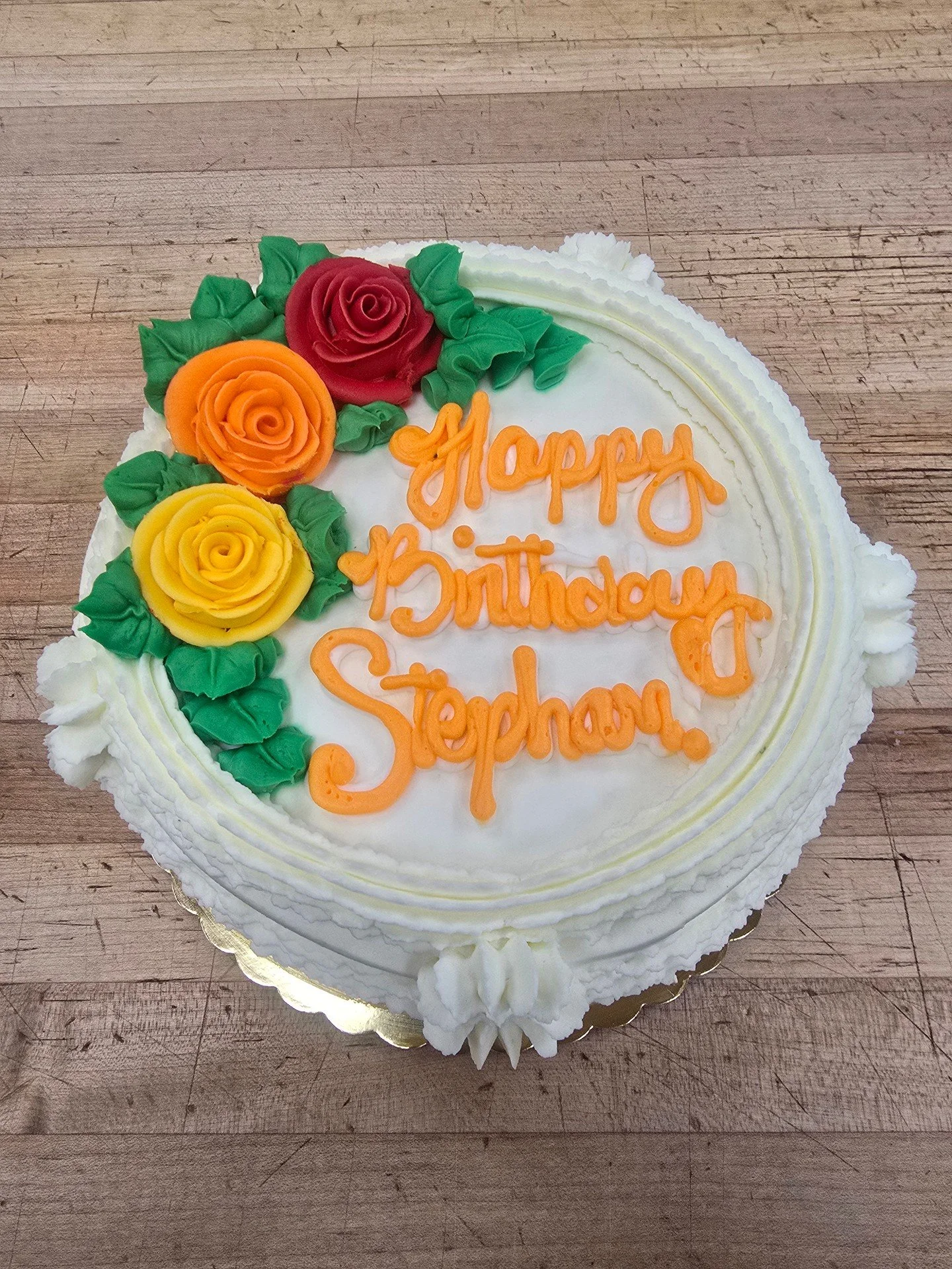 Happy Birthday Stephen! #antoinespastryshop #cake #cakes #happybirthday #richthebaker #bakery #bakerlife #whipcreamstrawberrycake #freshstrawberries