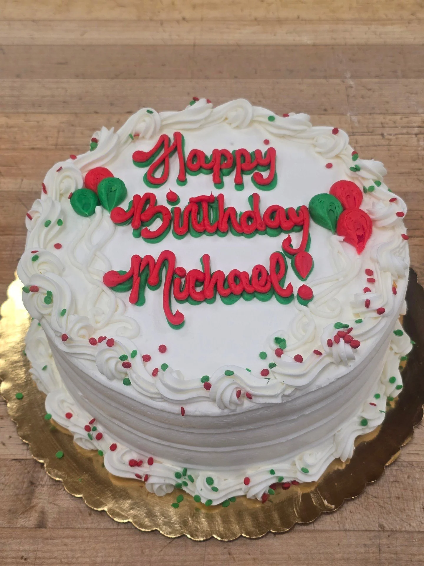 Happy Birthday Michael! #antoinespastryshop #cake #cakes #happybirthday #richthebaker #bakery #bakerlife #vanillacake #frosting