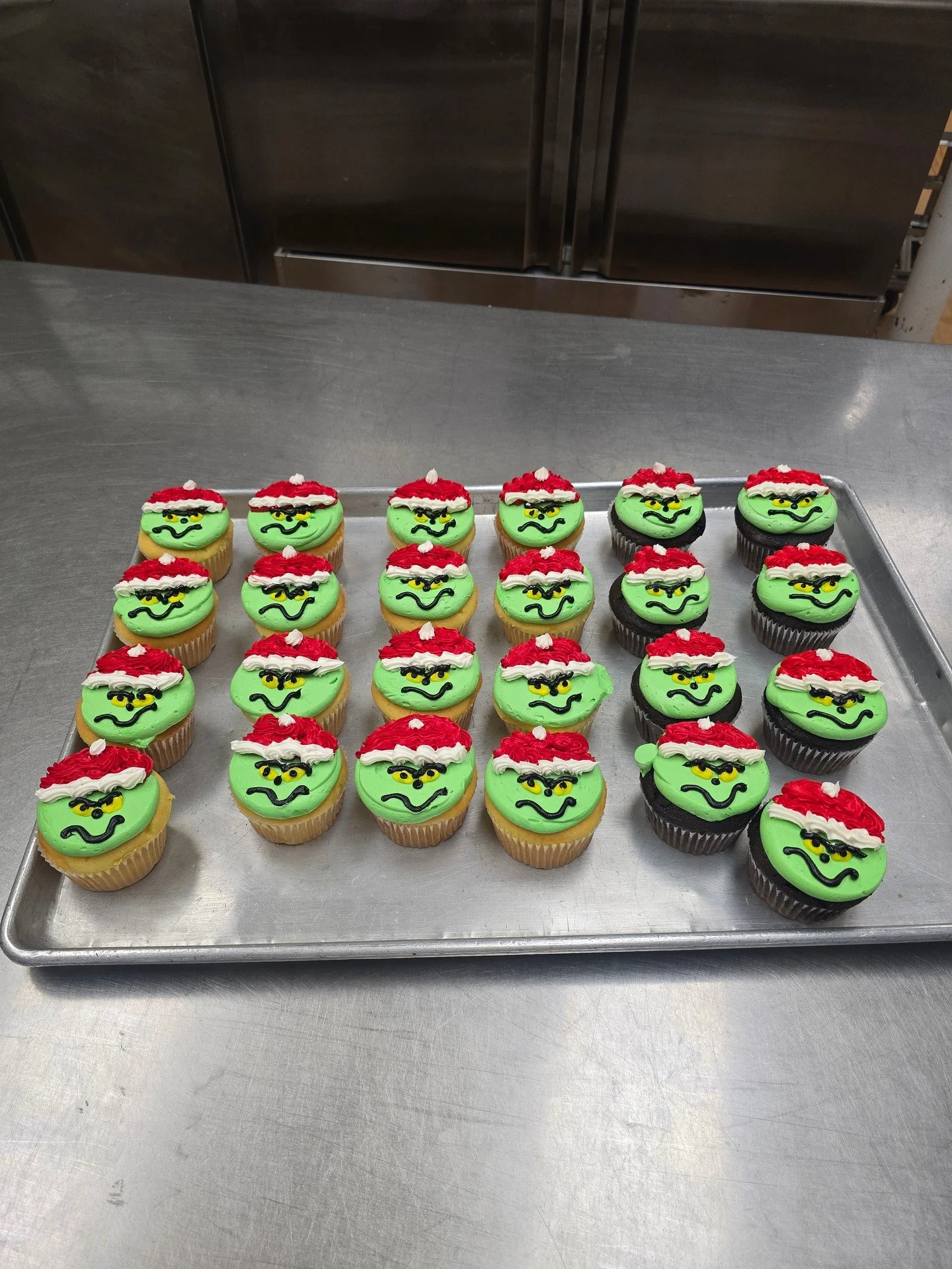 The grinch has arrived!! Stop in today get your favorite Christmas treat!! #grinch #antoinespastryshop #bread #handmade #bakery #baker #shoplocal #shopsmall #richthebaker #thegrinch
