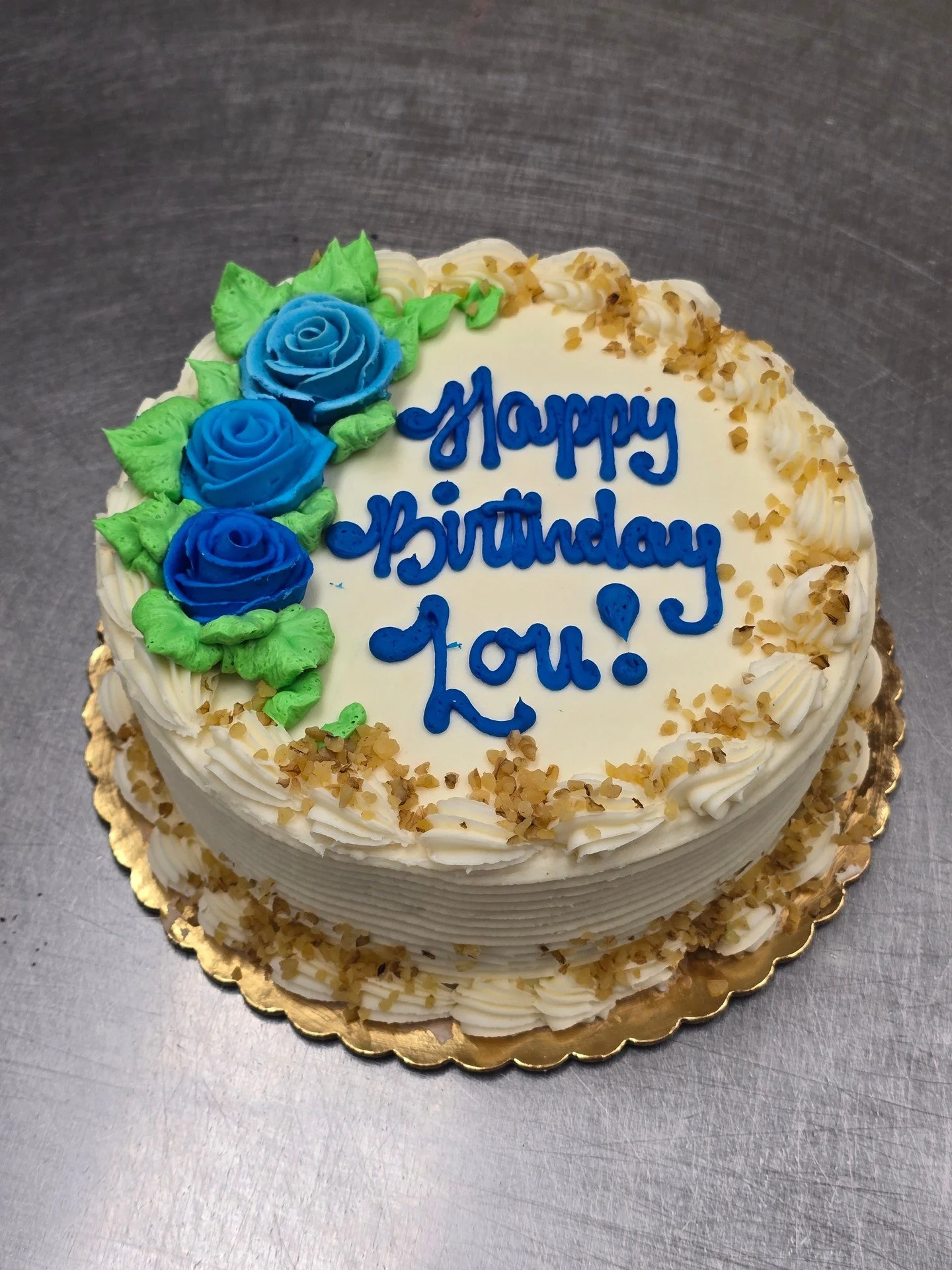 Happy Birthday Lou! #antoinespastryshop #carrotcake #bake #baker #richthebaker #happybirthday #birthdays #freshcake #frosting #carrot