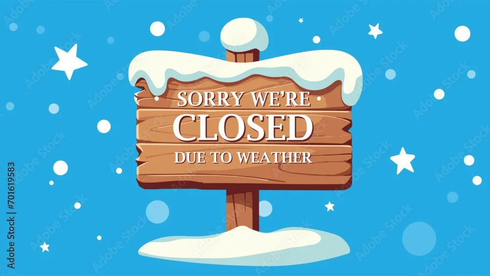Good Afternoon!! We are closed tomorrow due to the weather. We will reopen tomorrow at 7 a.m #antoinespastryshop #richthebaker