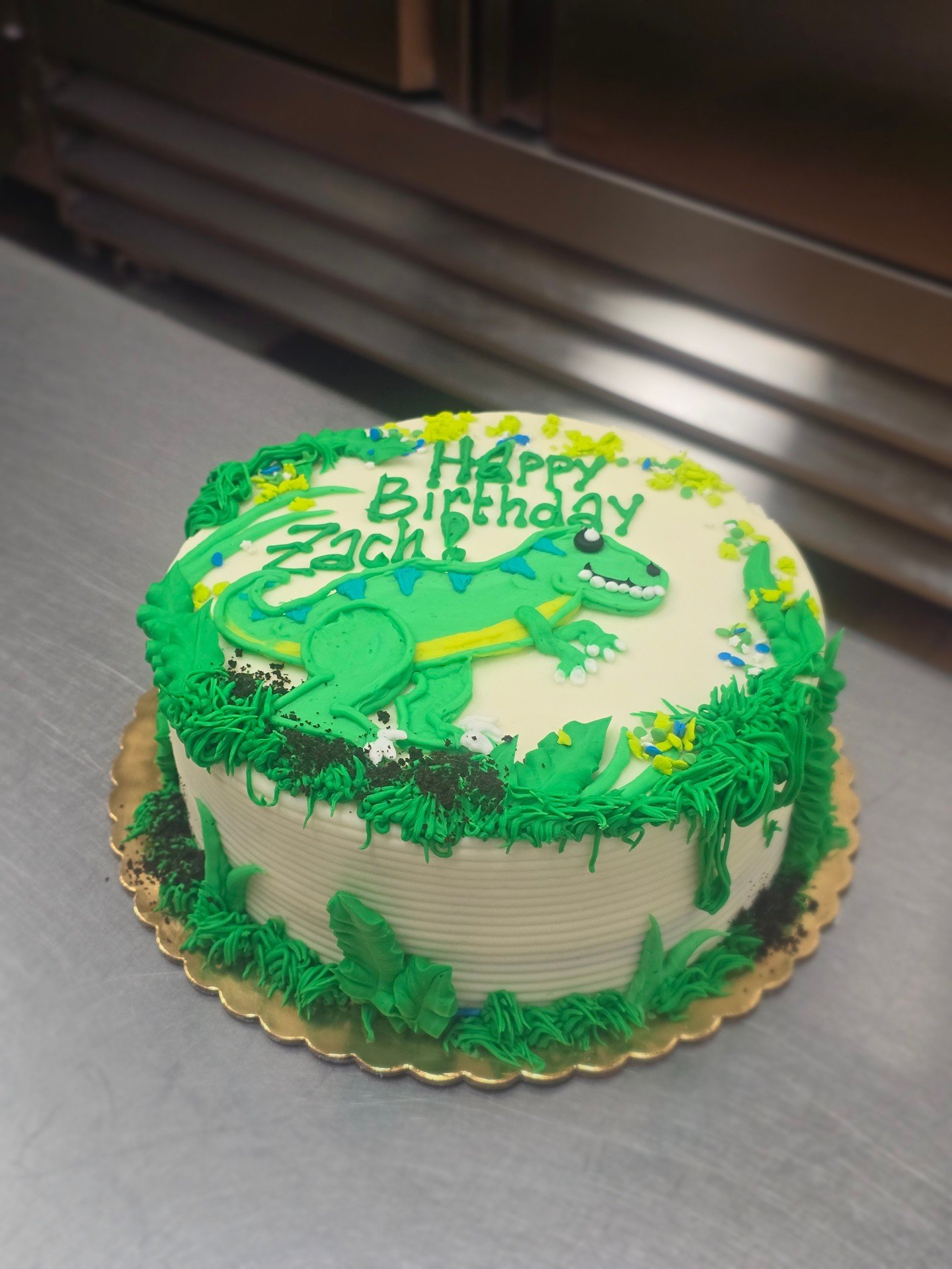 Happy Birthday Zach! #antoinespastryshop #cakes #cake #customcake #happybirthday #richthebaker #dino
