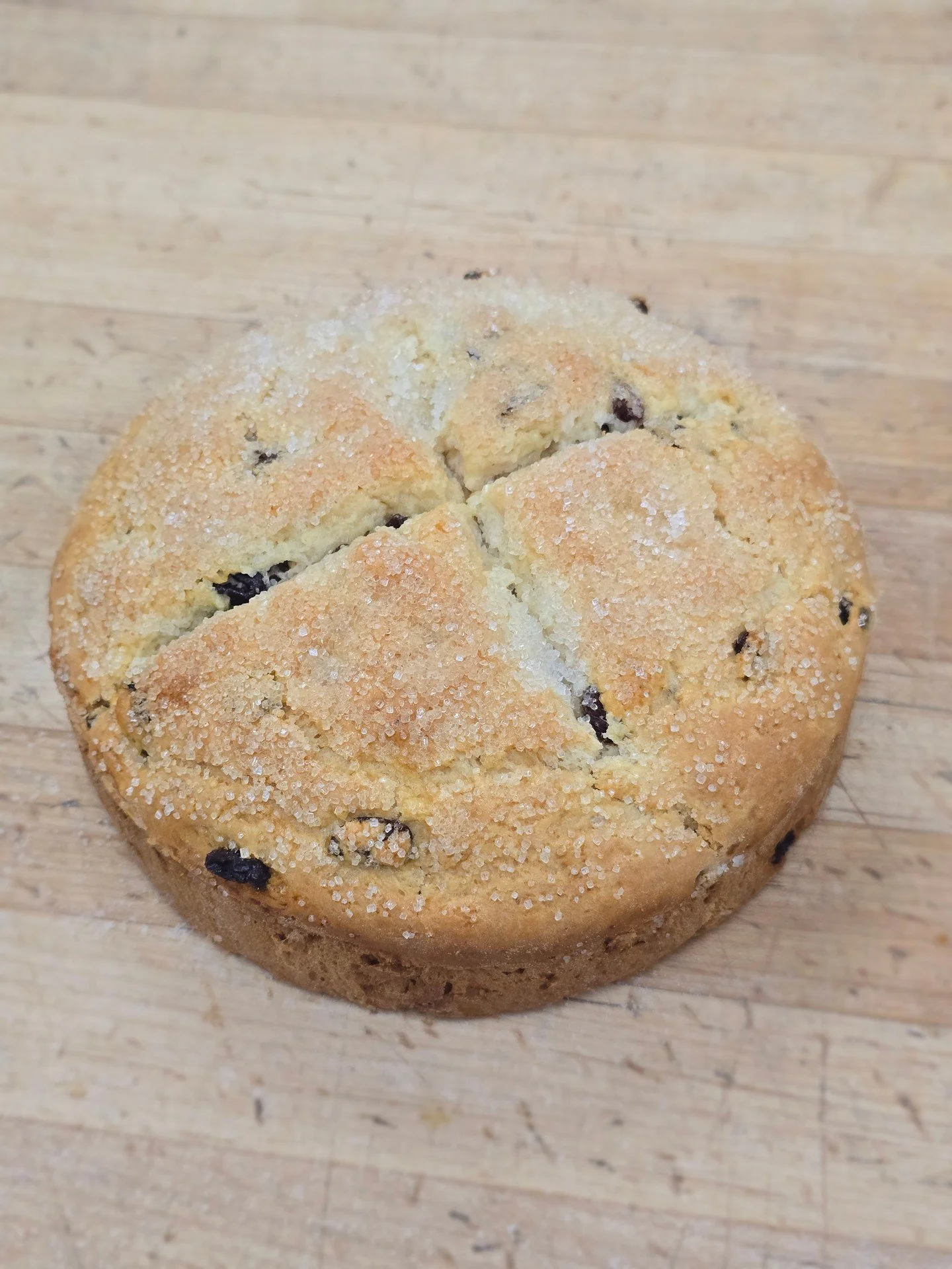 Good afternoon!! We have Irish soda bread!! We will be having them throughout St. Patrick's day so stop in and grab yourself a loaf today!! #antoinespastryshop #bread #breads #irish #irishsodabread #irishsoda #stpatricksday #luckoftheirish