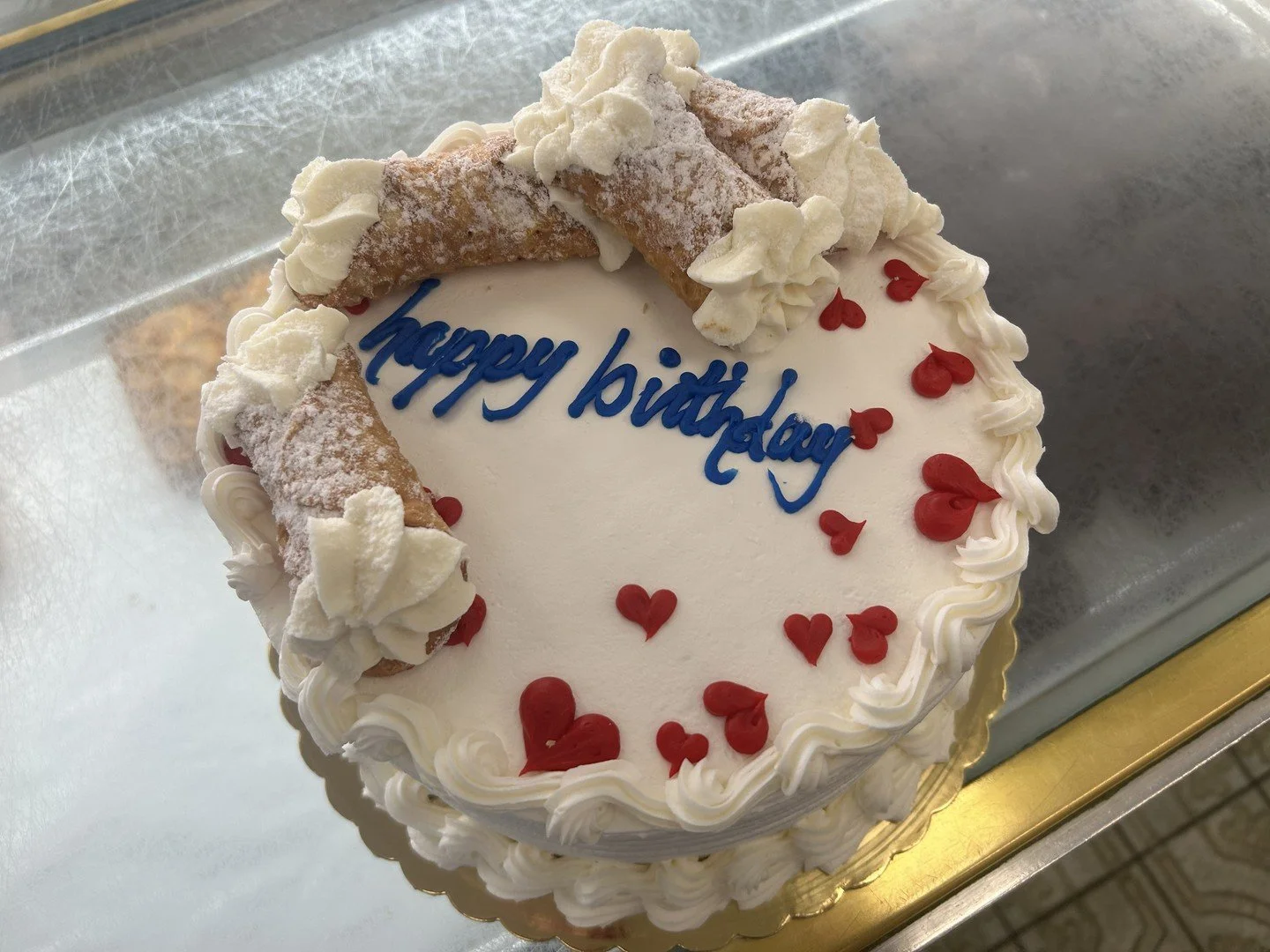 Happy Birthday! #antoinespastryshop #frosting #cake #cakes #cannoli #italy #happybirthday #richthebaker #cakedecoration
