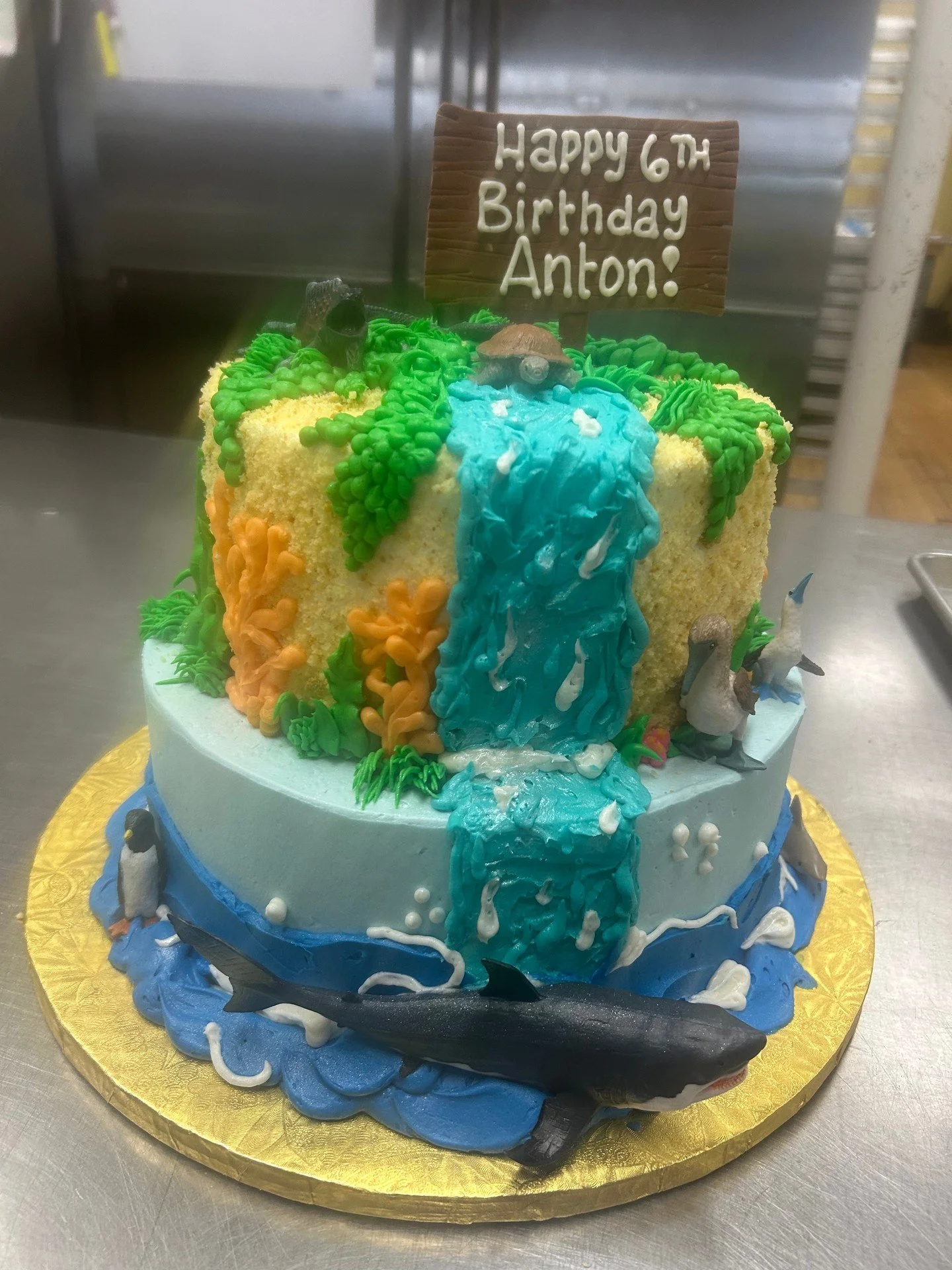 Happy 6th Birthday Anton! #antoinespastryshop #customcake #happybirthday #cake #richthebaker #cakedecoration