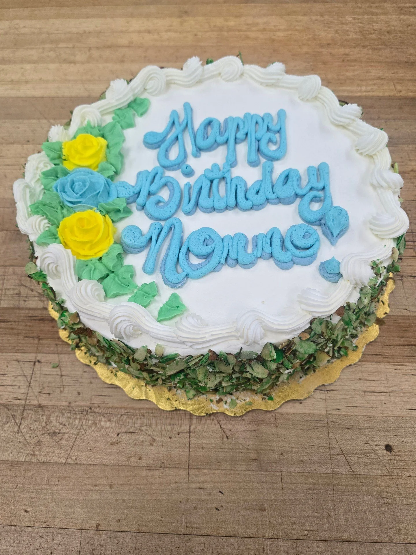 Happy Birthday Nonna!! #antoinespastryshop #italianrumcake #italian #traditional #customcake #rum #richthebaker #almonds