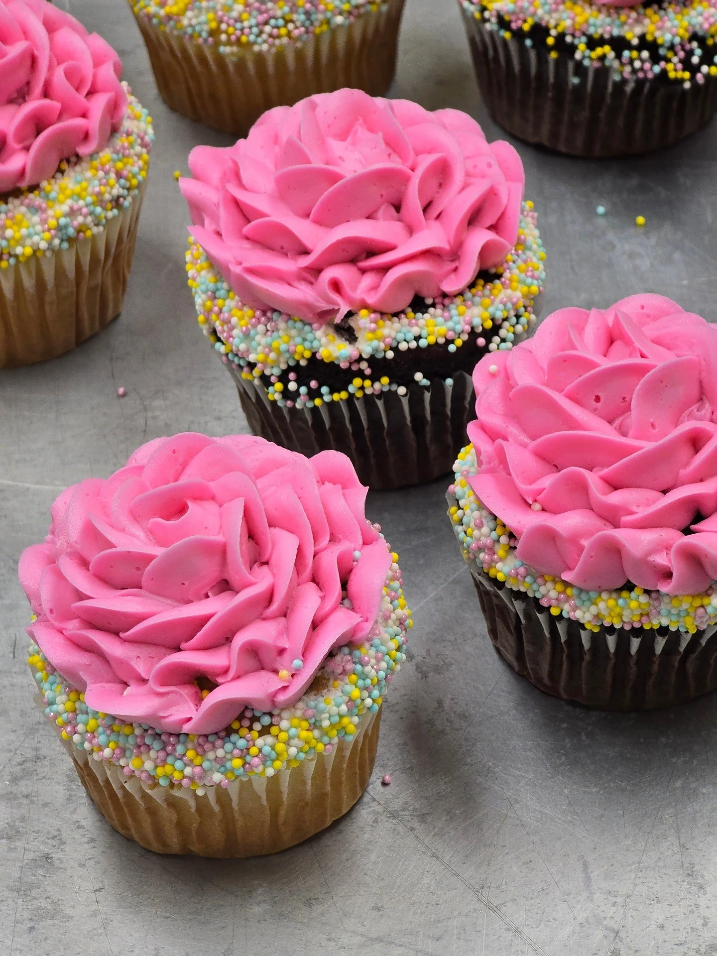 Our Mother's Day cupcakes have arrived! Call us today for your mother's day order or stop in today! #antoinespastryshop #cupcake #cupcakes #roses #rose #mothersday #holiday #richthebaker #frosting