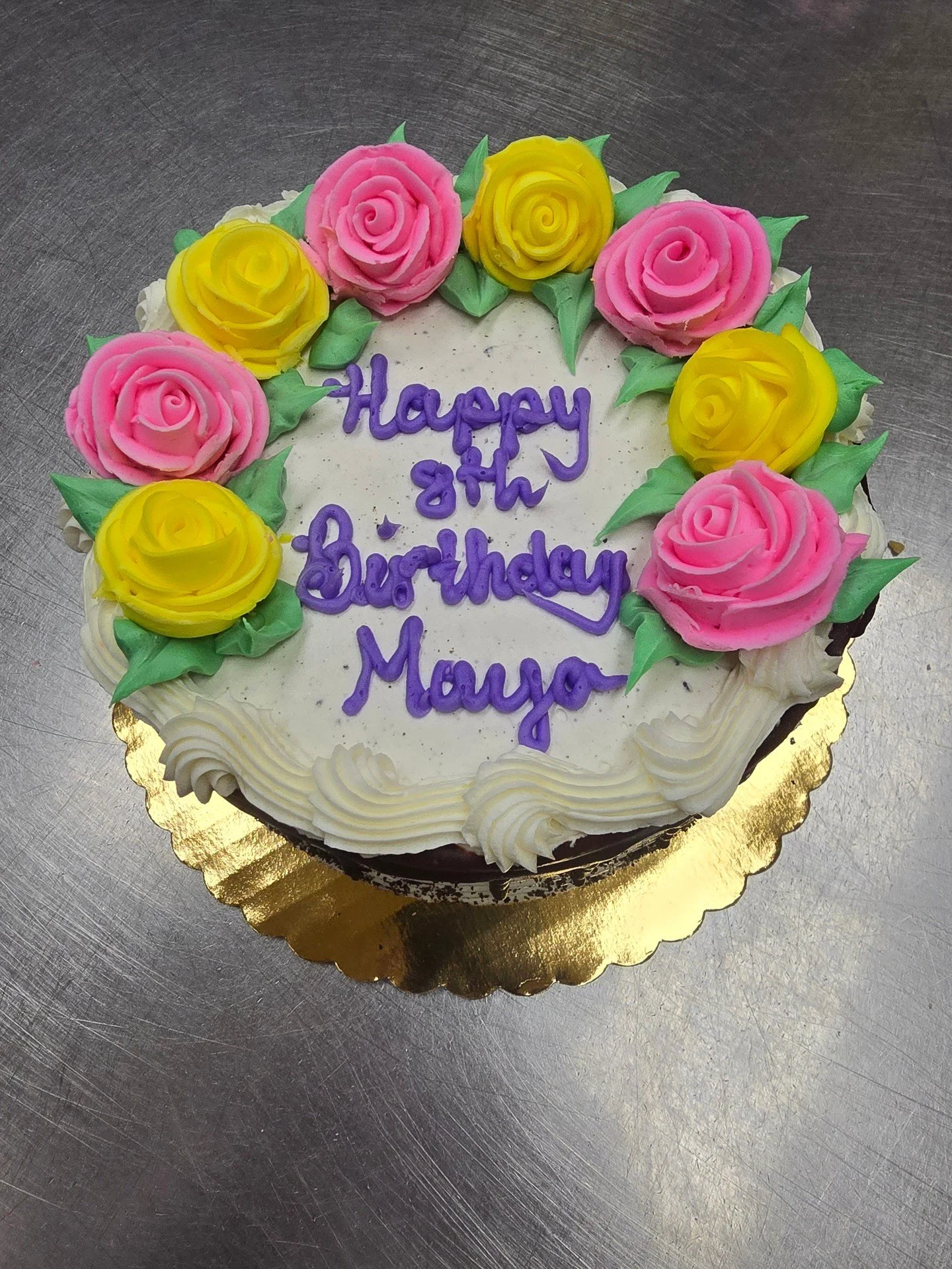 Happy 8th Birthday Maya! #antoinespastryshop #cake #cakes #oreo #chocolate #frosting #richthebaker #happybirthday #oreocake