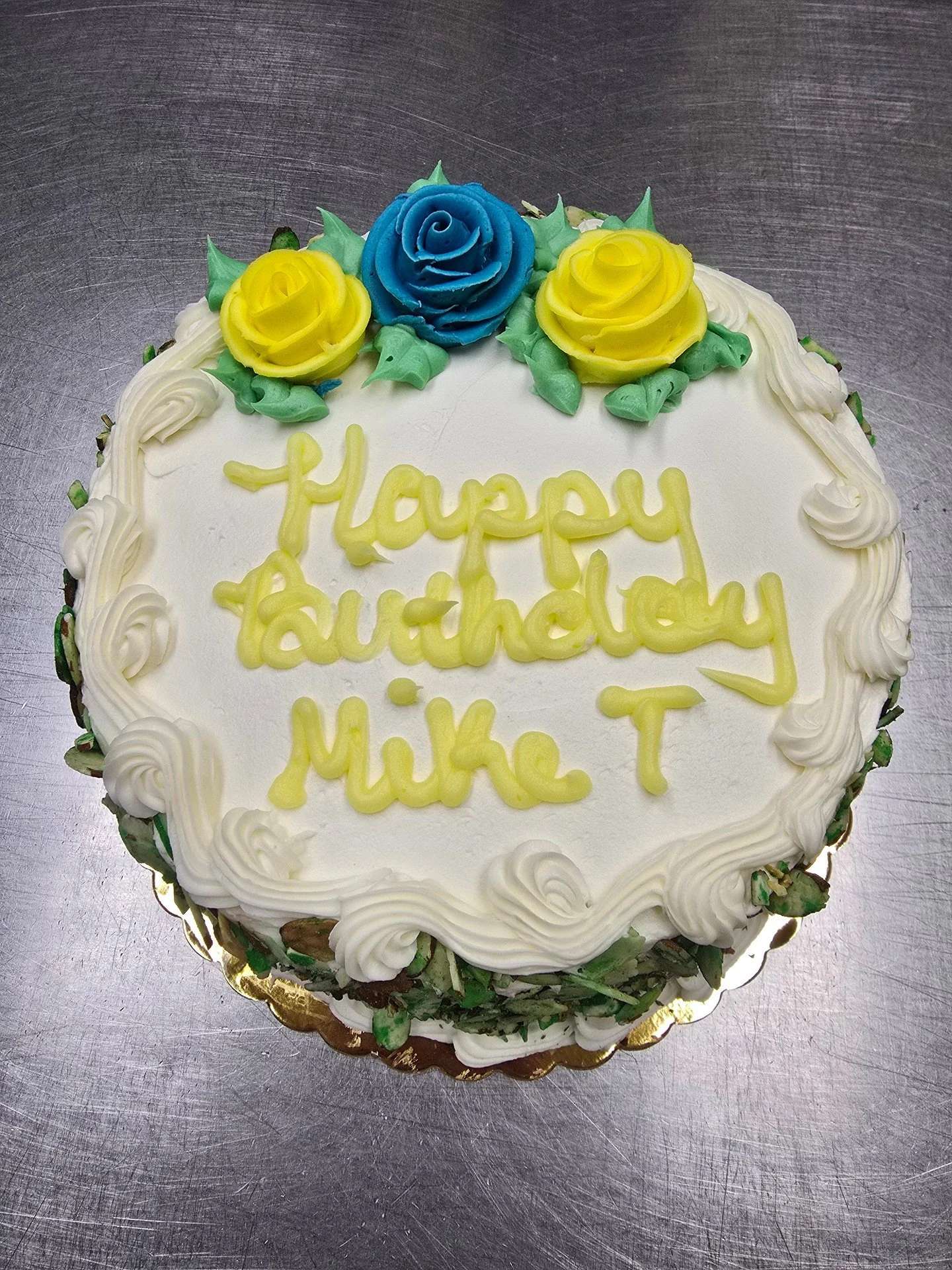 Happy Birthday Mike T! #antoinespastryshop #cake #cakes #happybirthday #frosting #richthebaker
