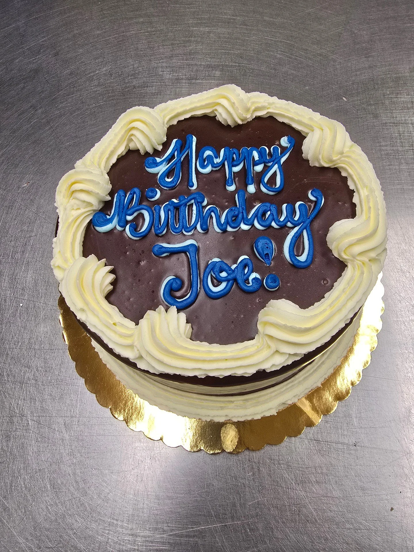 Happy Birthday Joe! #antoinespastryshop #cake #cakes #happybirthday #frosting #richthebaker #chocolate