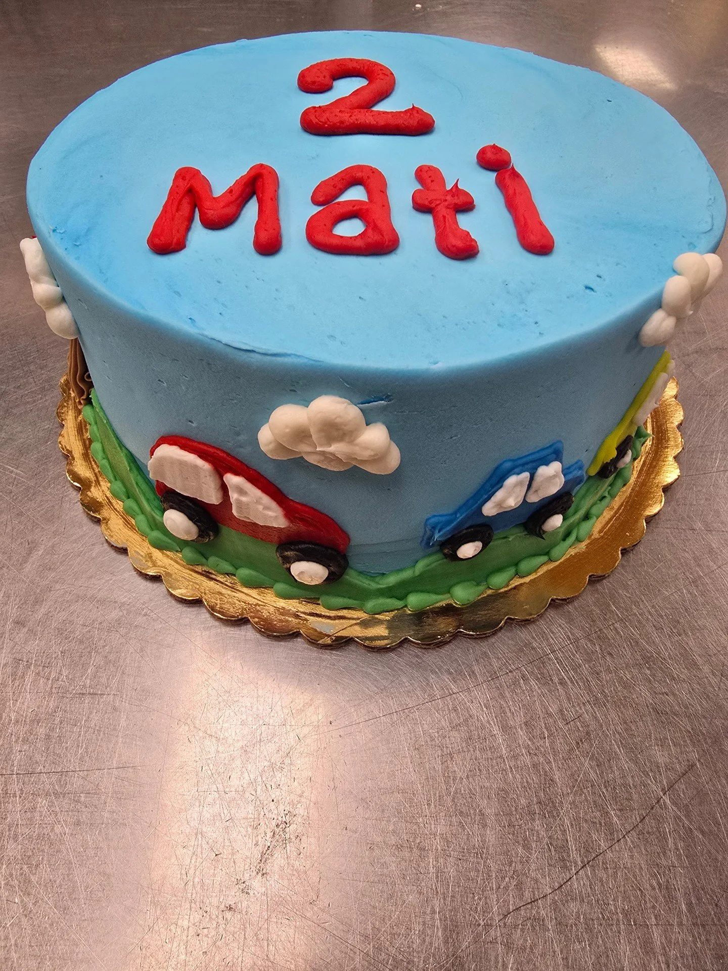 Happy 2nd Birthday Mati!! #antoinespastryshop #cakes #cake #cars #richthebaker #frosting #icing #happybirthday