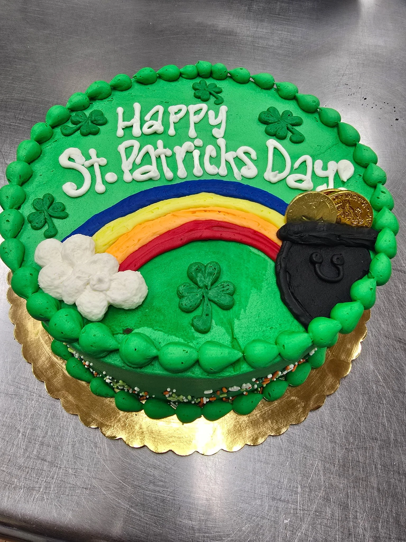 St. Patrick;s Day Themed cake