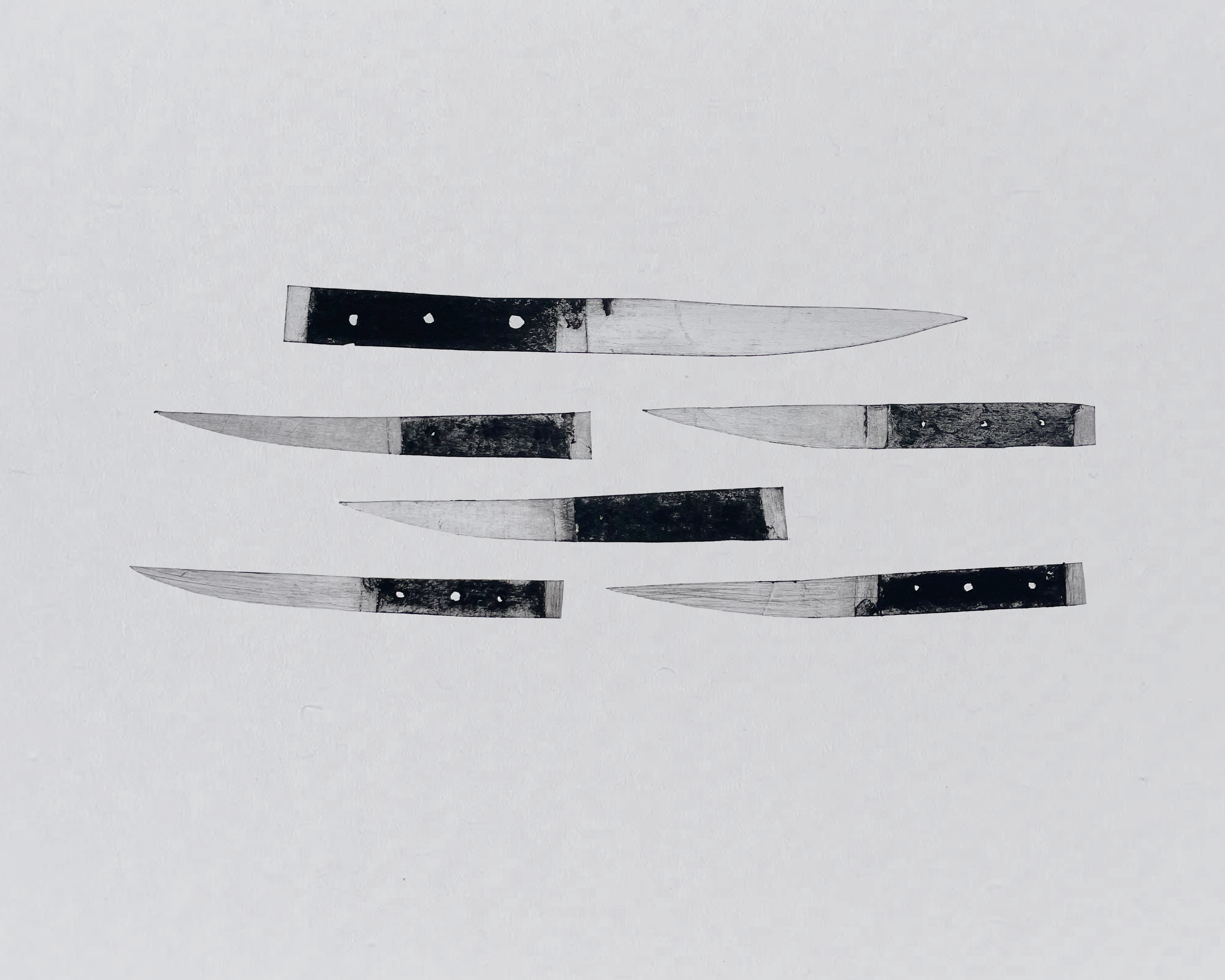 Untitled
Monoprint on Stonehenge, 2026