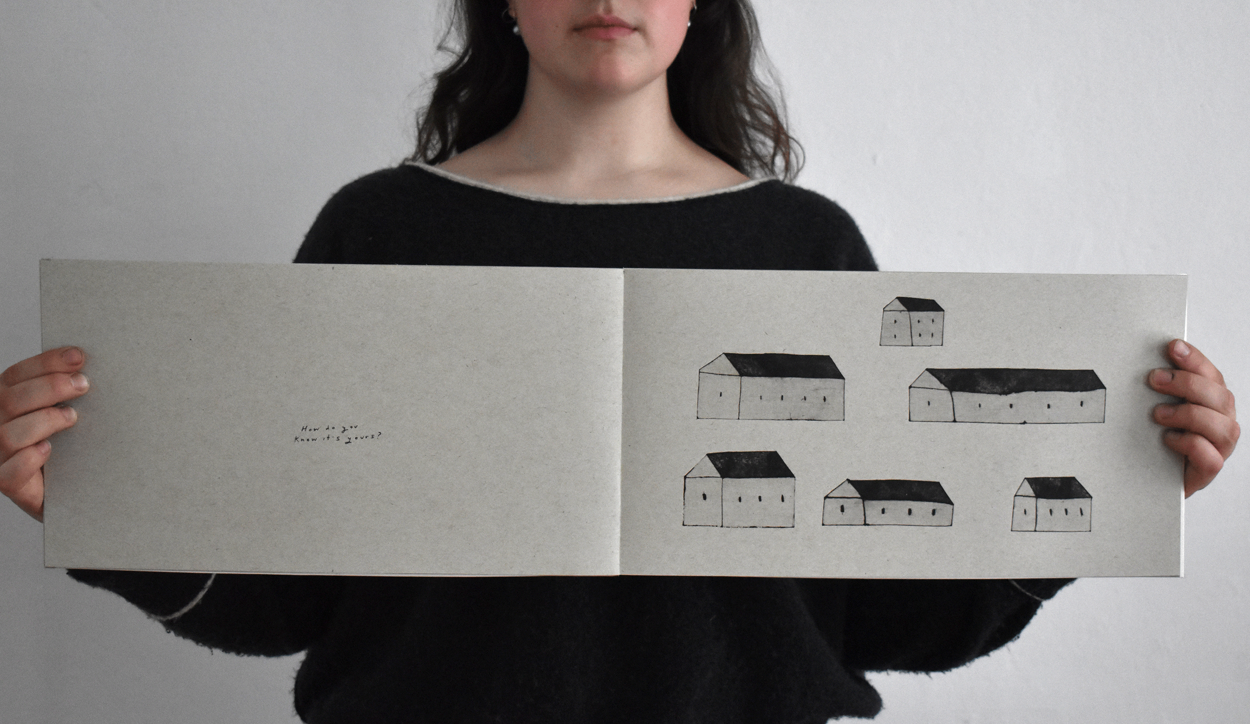 "What Makes A Good House?" pg 5
Artist Book (edition of 8). 2026

Monoprint and Silkscreen on French Paper, drum-leaf bound